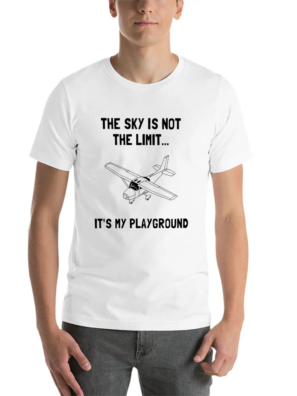 THe Sky Is Not Limit Stylish Everyday T-Shirt – Unisex Basic Cotton Tee