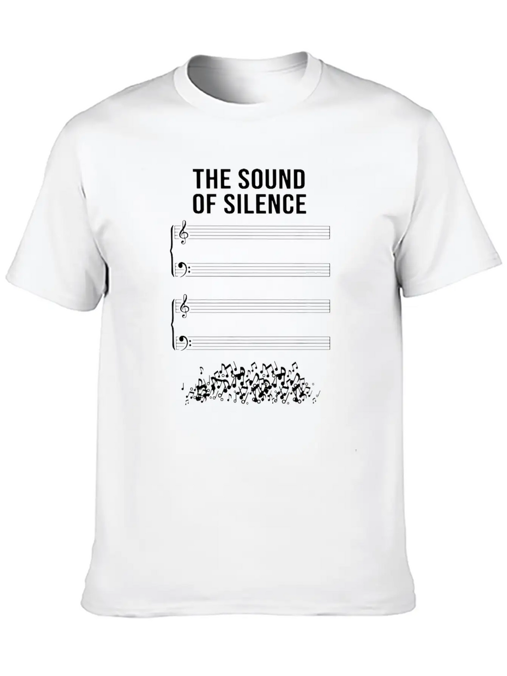 The Sound Of Silence I For Marching Timeless Short Sleeve Tee – Comfy And Minimalist Design