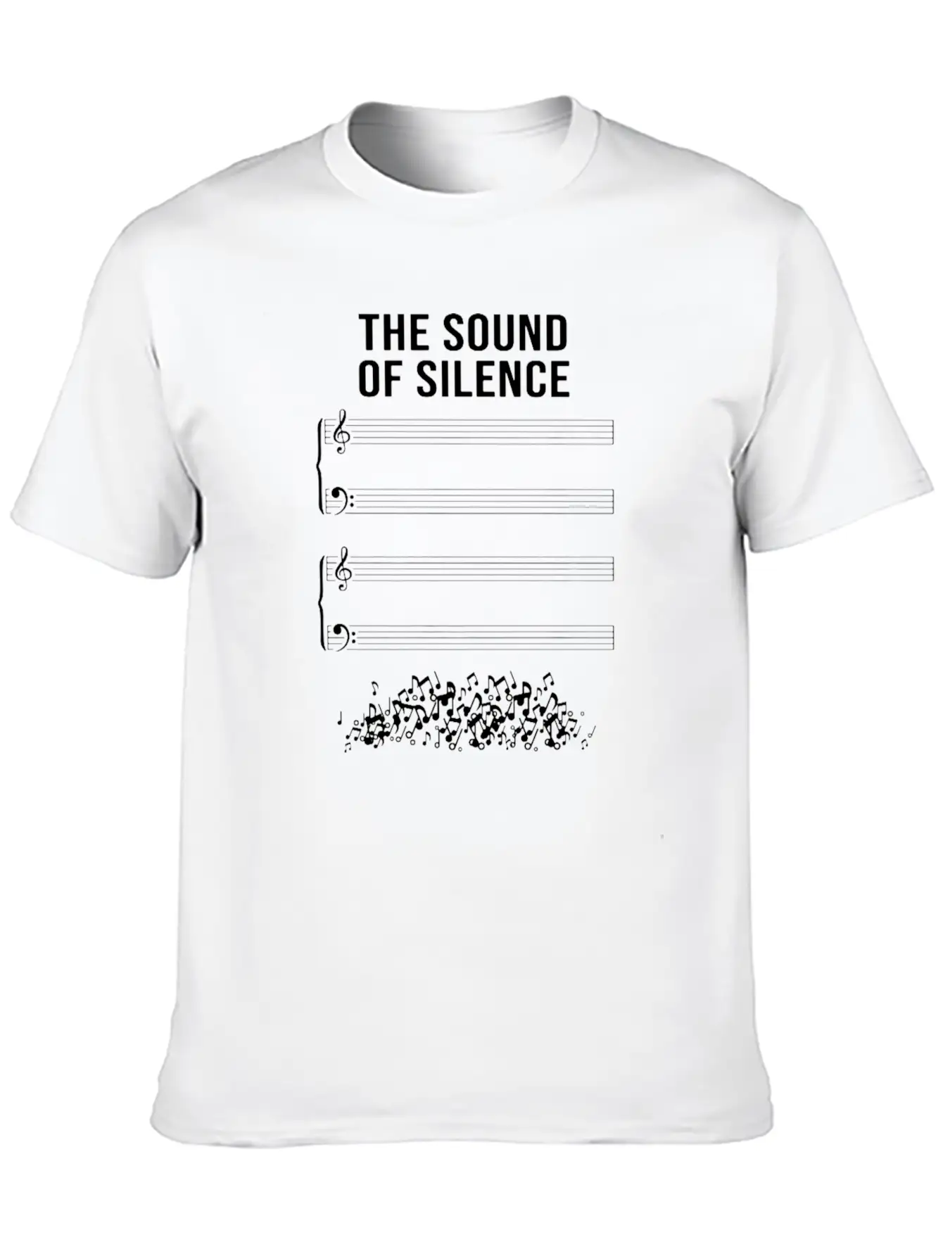 The Sound Of Silence I For Marching Timeless Short Sleeve Tee – Comfy And Minimalist Design