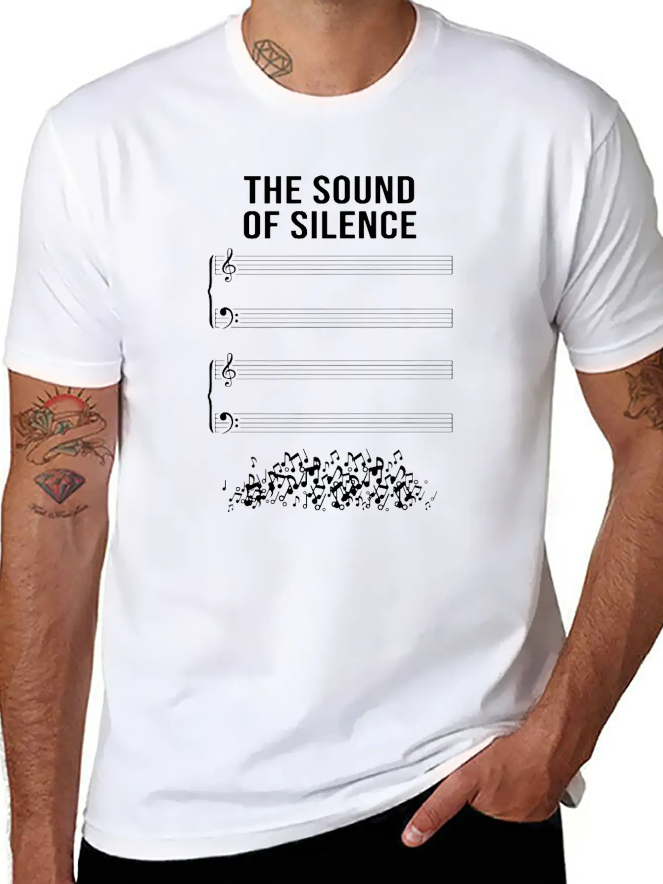The Sound Of Silence I For Marching Timeless Short Sleeve Tee – Comfy And Minimalist Design