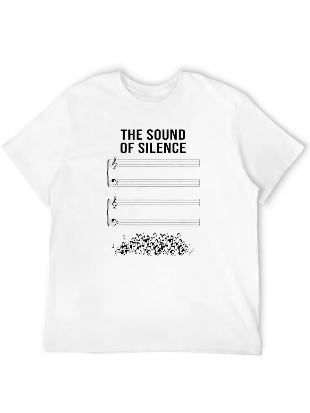 The Sound Of Silence I For Marching Timeless Short Sleeve Tee – Comfy And Minimalist Design
