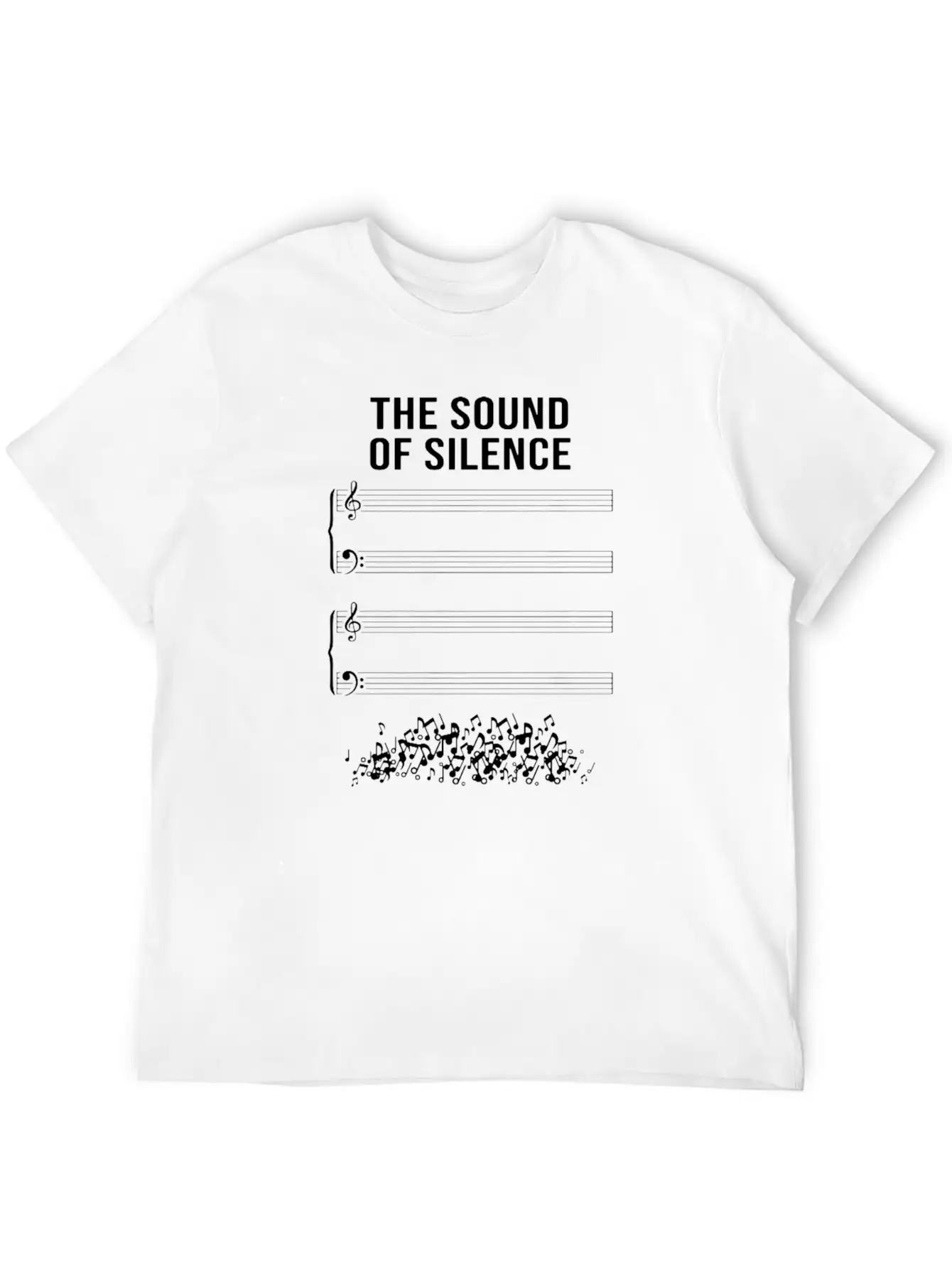 The Sound Of Silence I For Marching Timeless Short Sleeve Tee – Comfy And Minimalist Design