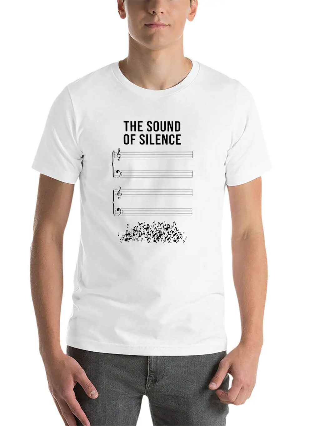 The Sound Of Silence I For Marching Timeless Short Sleeve Tee – Comfy And Minimalist Design