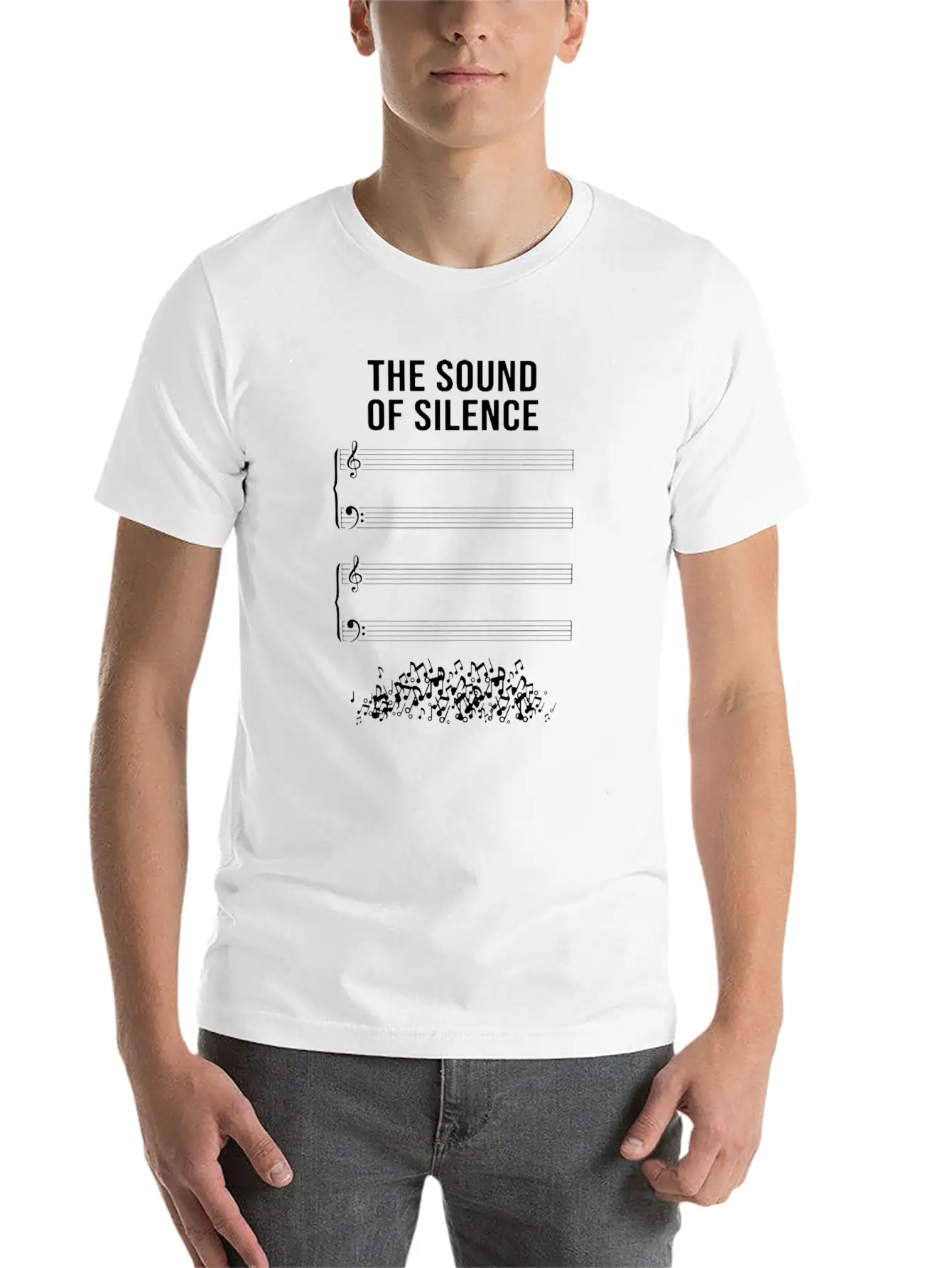 The Sound Of Silence I For Marching Timeless Short Sleeve Tee – Comfy And Minimalist Design