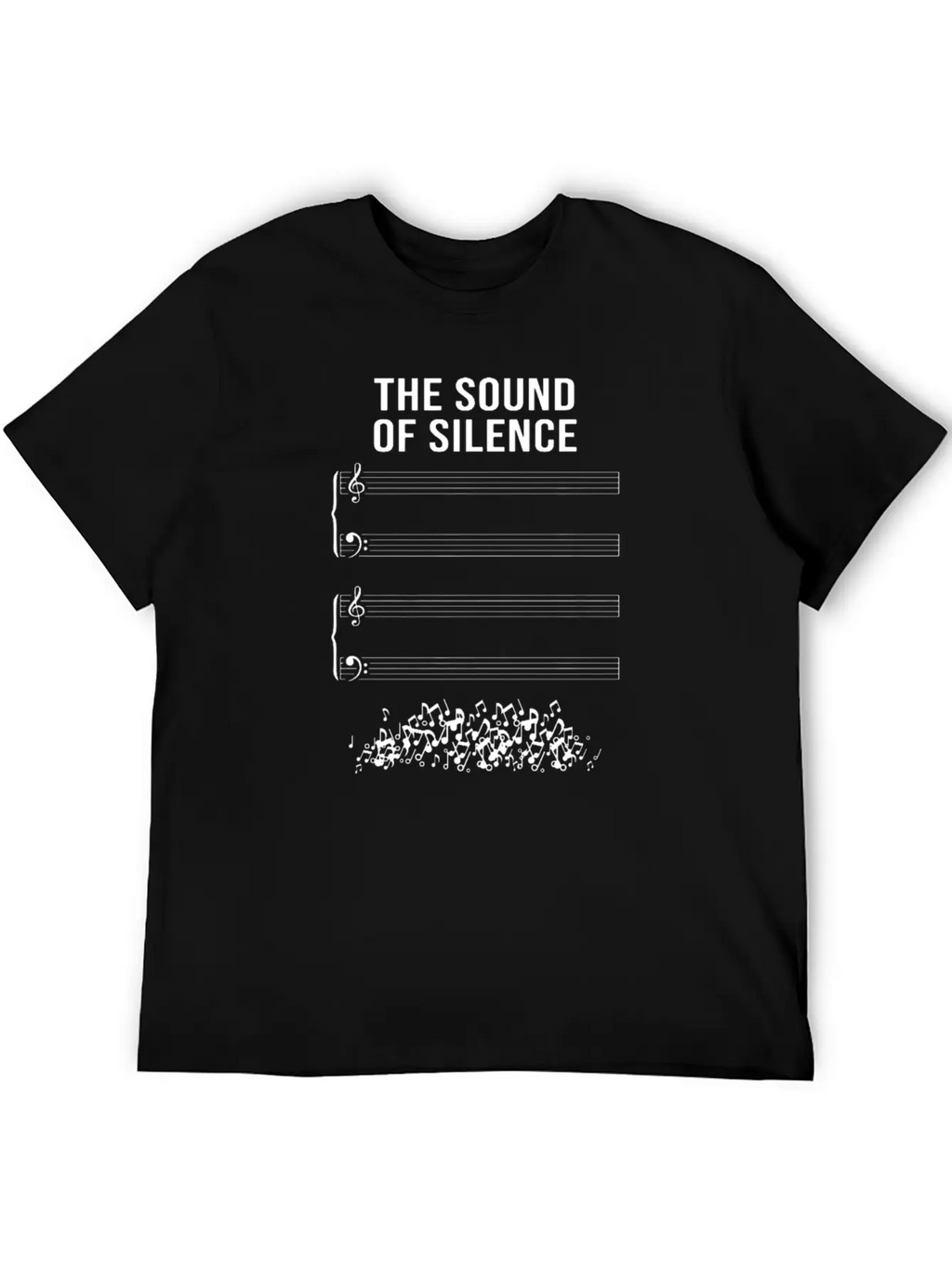 The Sound Of Silence I For Marching Timeless Short Sleeve Tee – Comfy And Minimalist Design