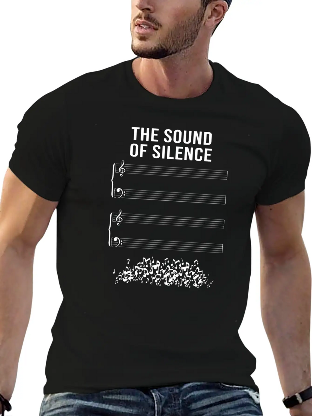 The Sound Of Silence I For Marching Timeless Short Sleeve Tee – Comfy And Minimalist Design