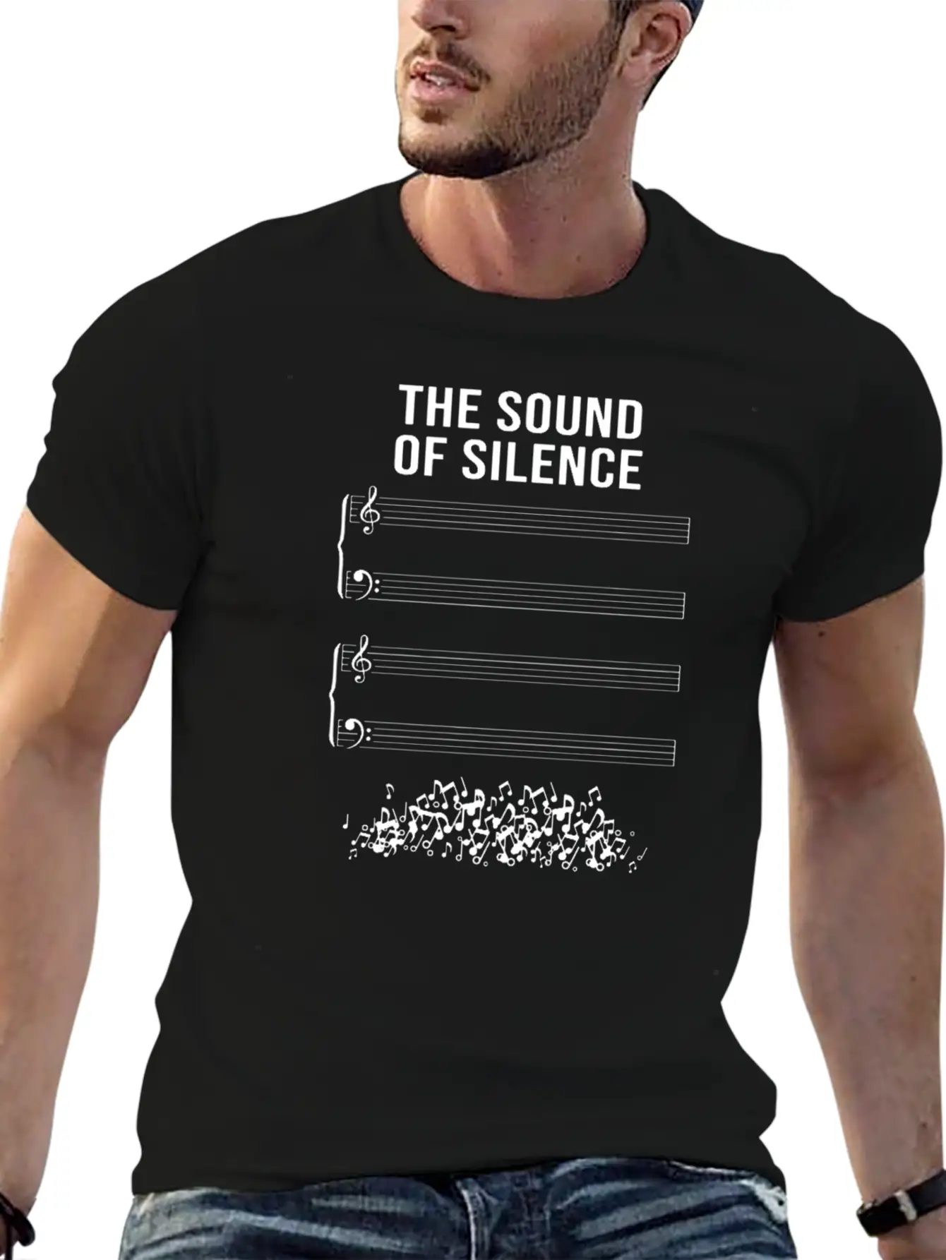 The Sound Of Silence I For Marching Timeless Short Sleeve Tee – Comfy And Minimalist Design
