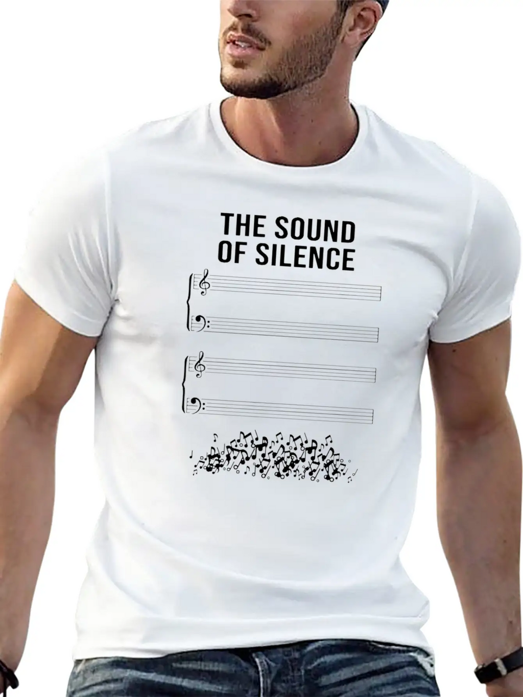 The Sound Of Silence I For Marching Timeless Short Sleeve Tee – Comfy And Minimalist Design