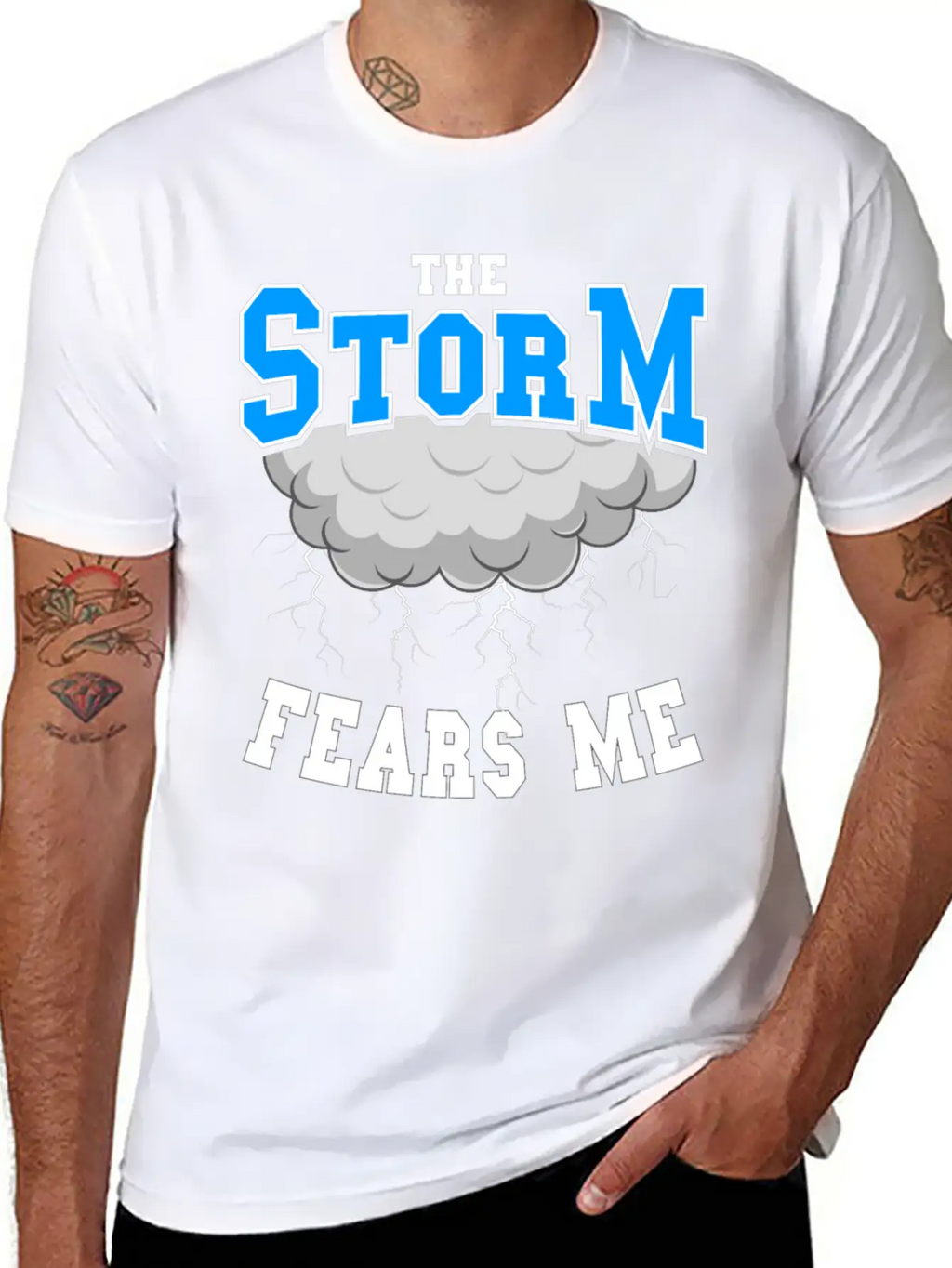 The Storm Fears Me Timeless Short Sleeve Tee – Comfy And Minimalist Design