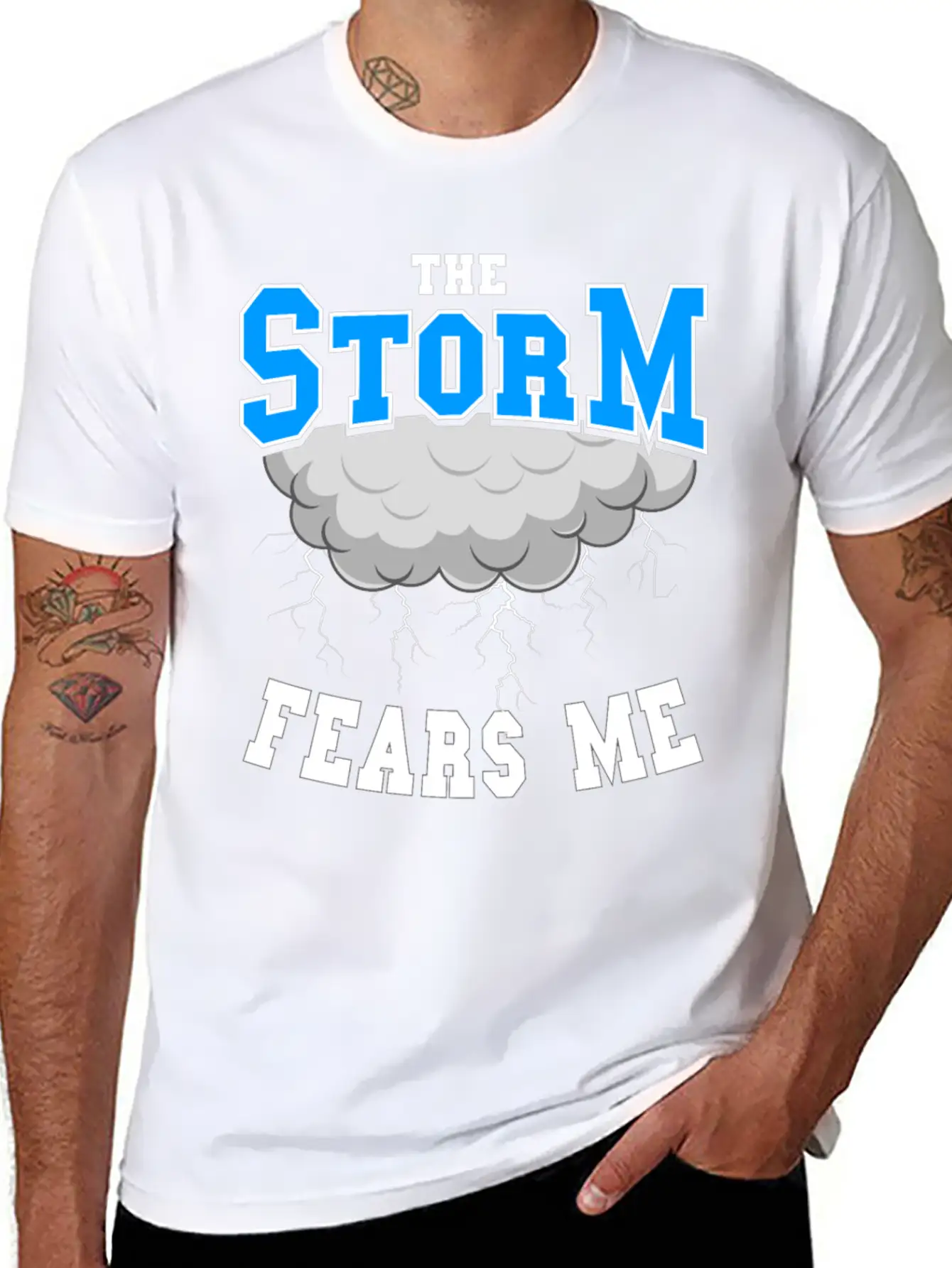 The Storm Fears Me Timeless Short Sleeve Tee – Comfy And Minimalist Design