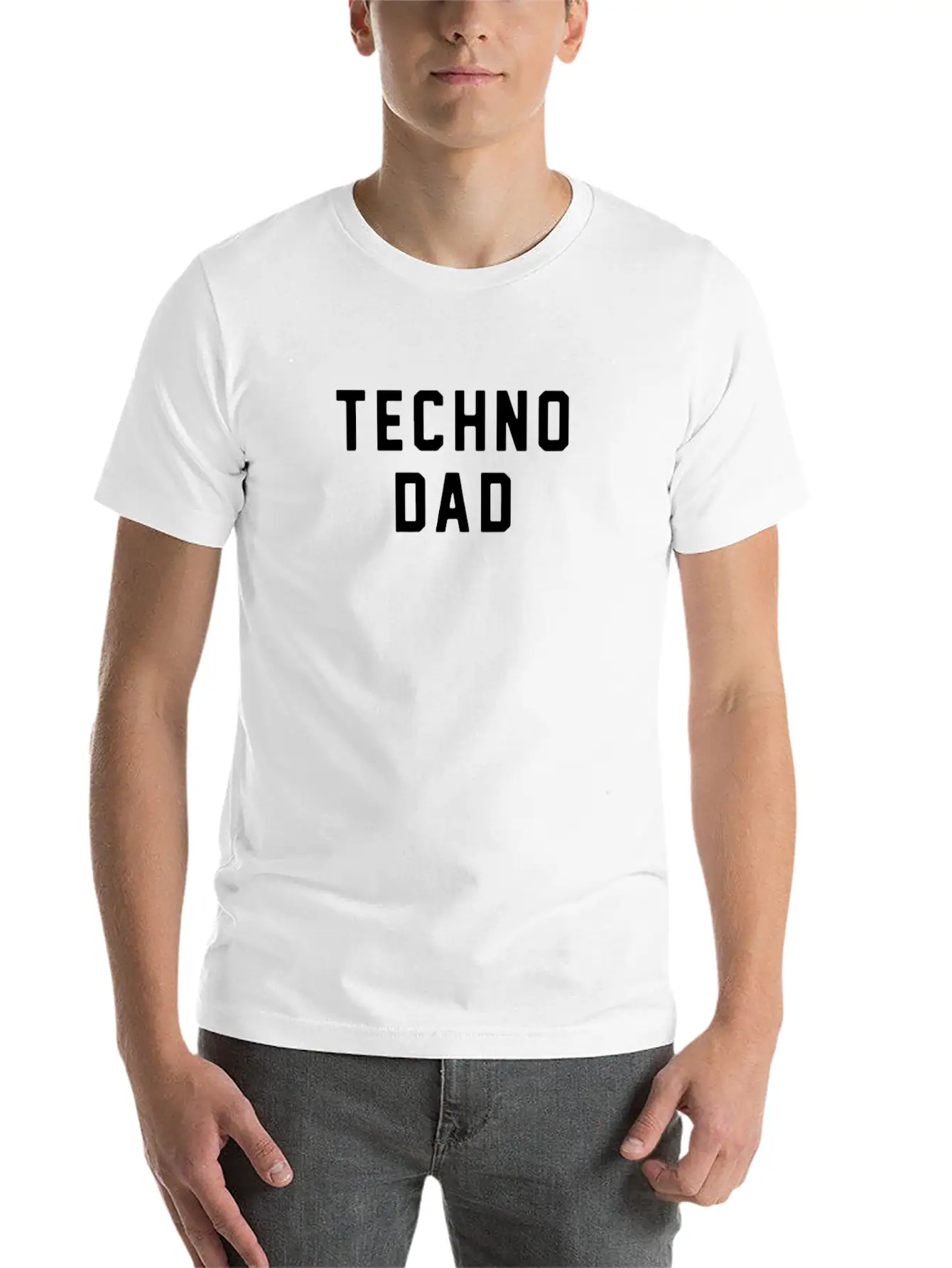 THE TECHNO DAD LOGO Timeless Short Sleeve Tee – Comfy And Minimalist Design
