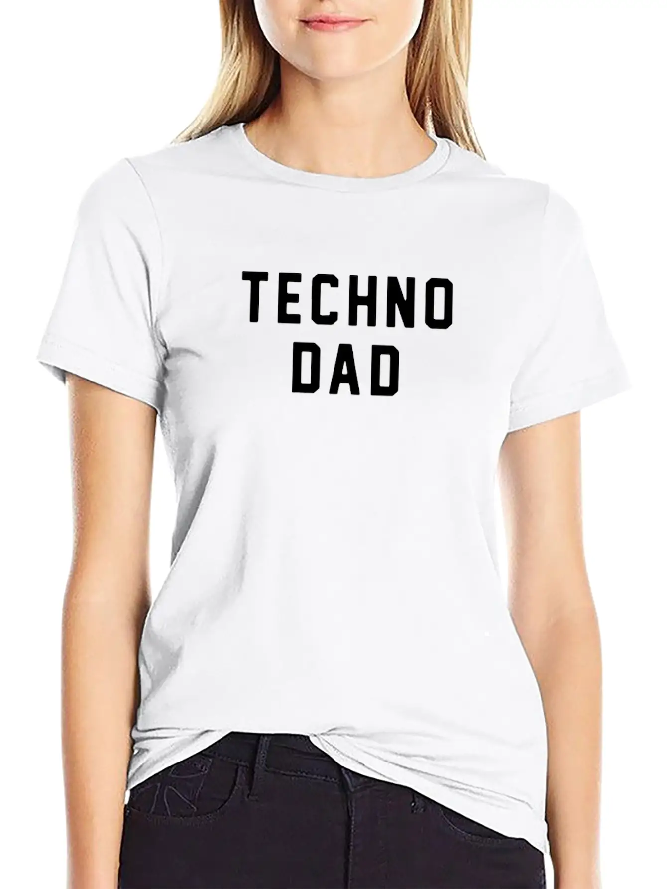 THE TECHNO DAD LOGO Timeless Short Sleeve Tee – Comfy And Minimalist Design