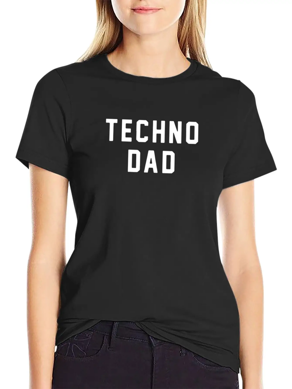 THE TECHNO DAD LOGO Timeless Short Sleeve Tee – Comfy And Minimalist Design
