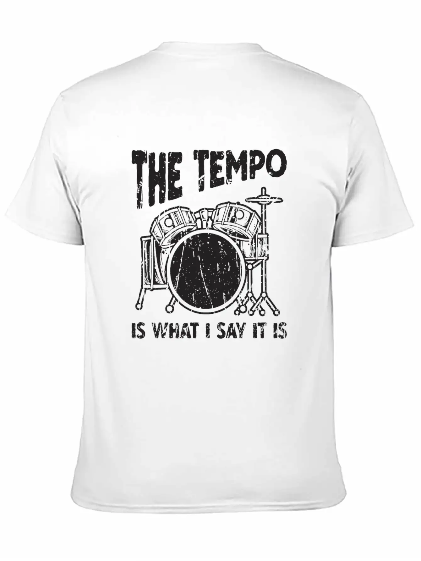 The Tempo Is What I Say It Is - Beat Maker Essential Cotton Tee For Daily Outfits – Unisex Style