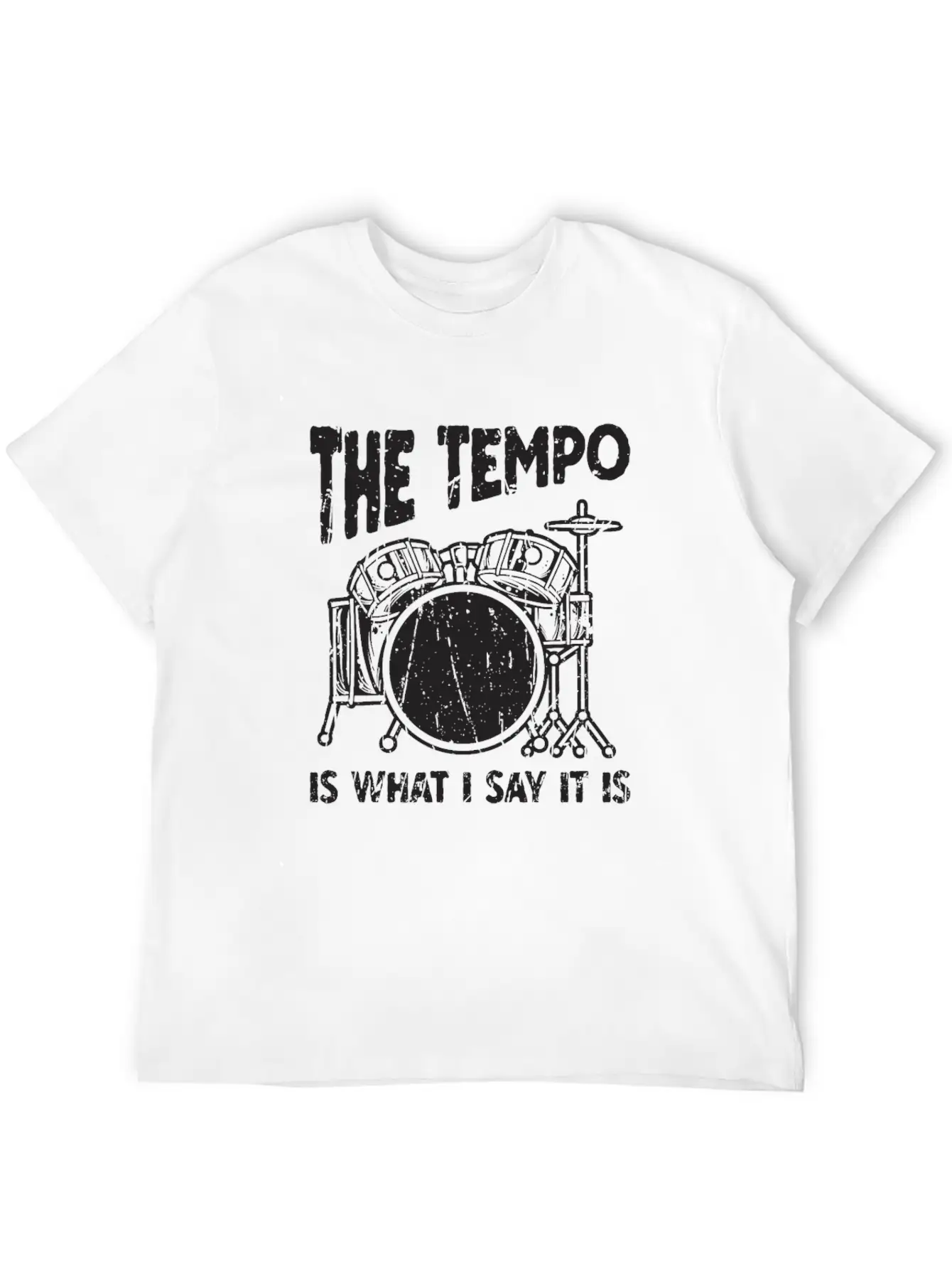 The Tempo Is What I Say It Is - Beat Maker Essential Cotton Tee For Daily Outfits – Unisex Style