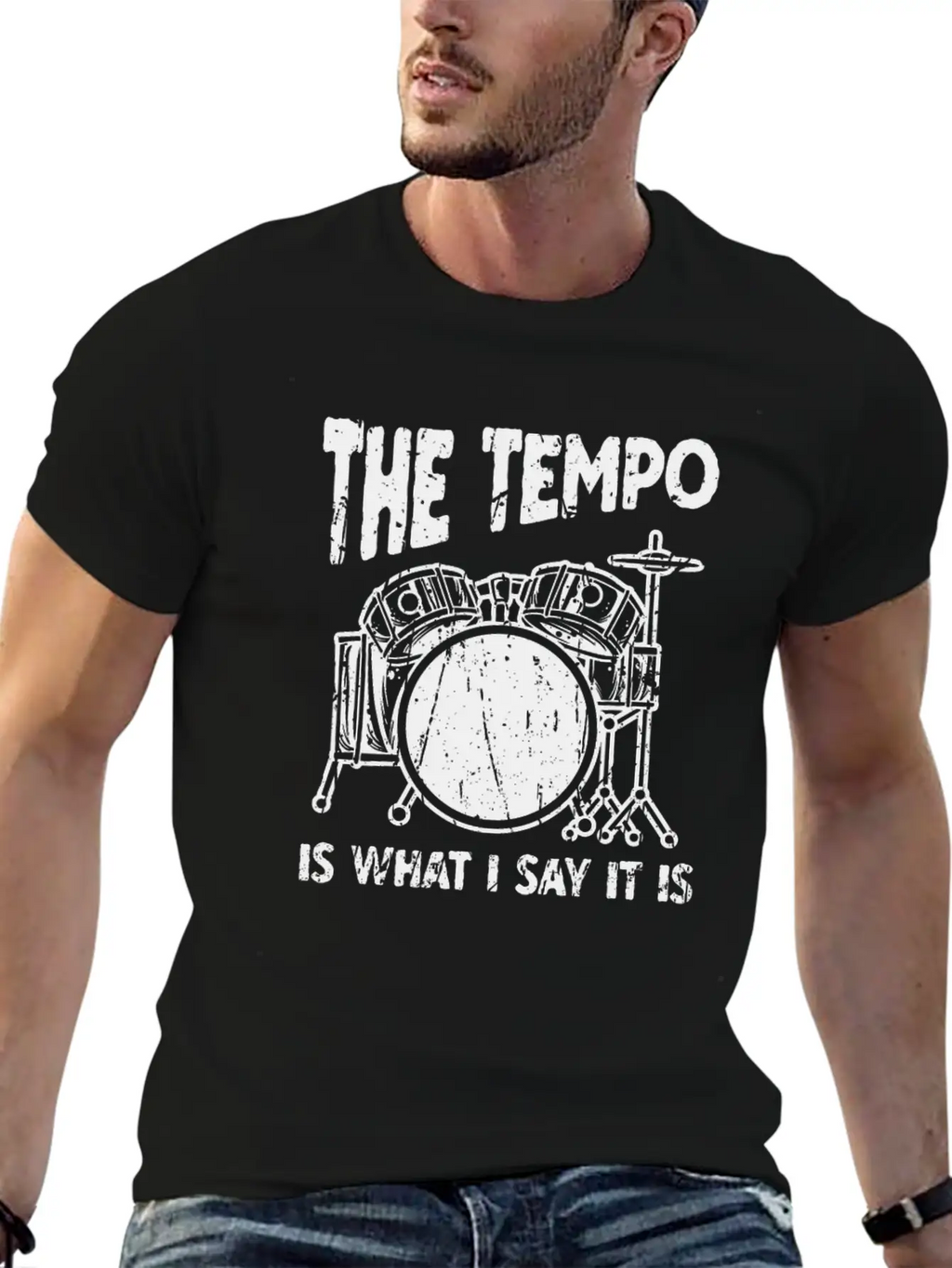 The Tempo Is What I Say It Is - Beat Maker Essential Cotton Tee For Daily Outfits – Unisex Style