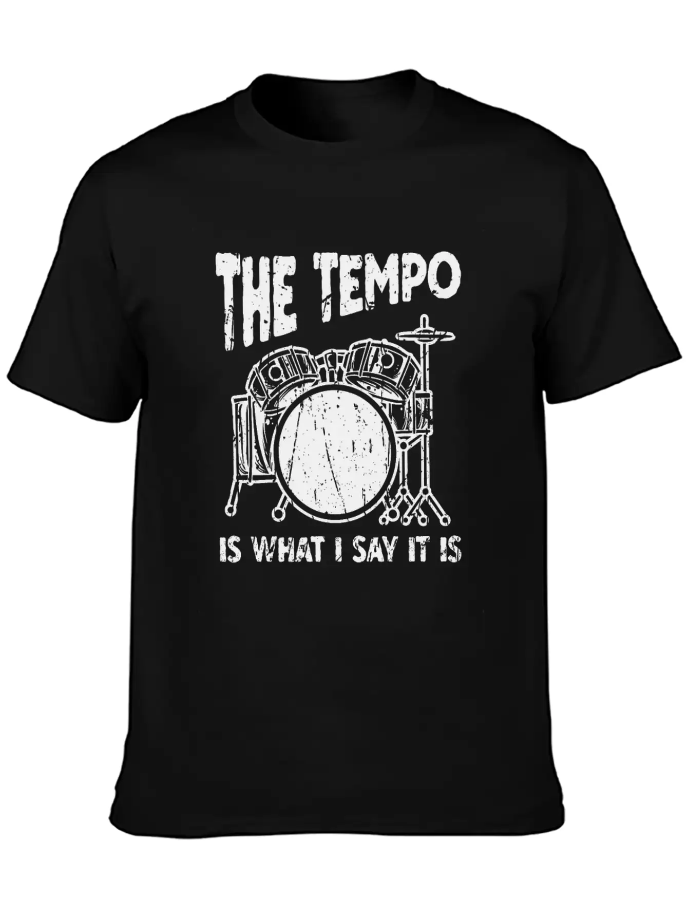 The Tempo Is What I Say It Is - Beat Maker Essential Cotton Tee For Daily Outfits – Unisex Style
