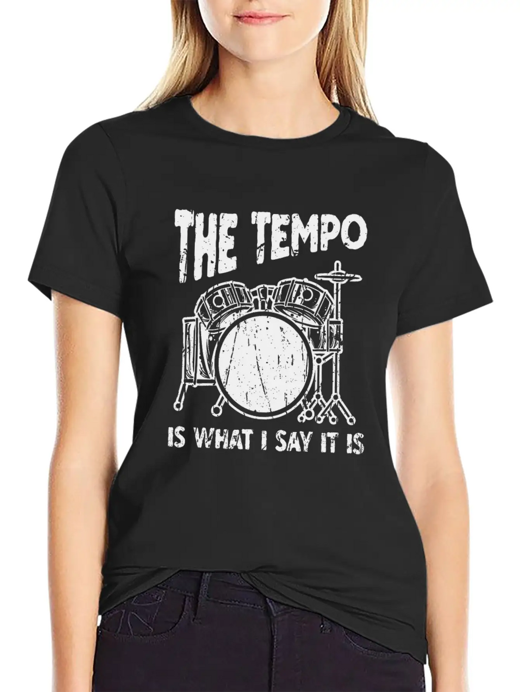 The Tempo Is What I Say It Is - Beat Maker Essential Cotton Tee For Daily Outfits – Unisex Style