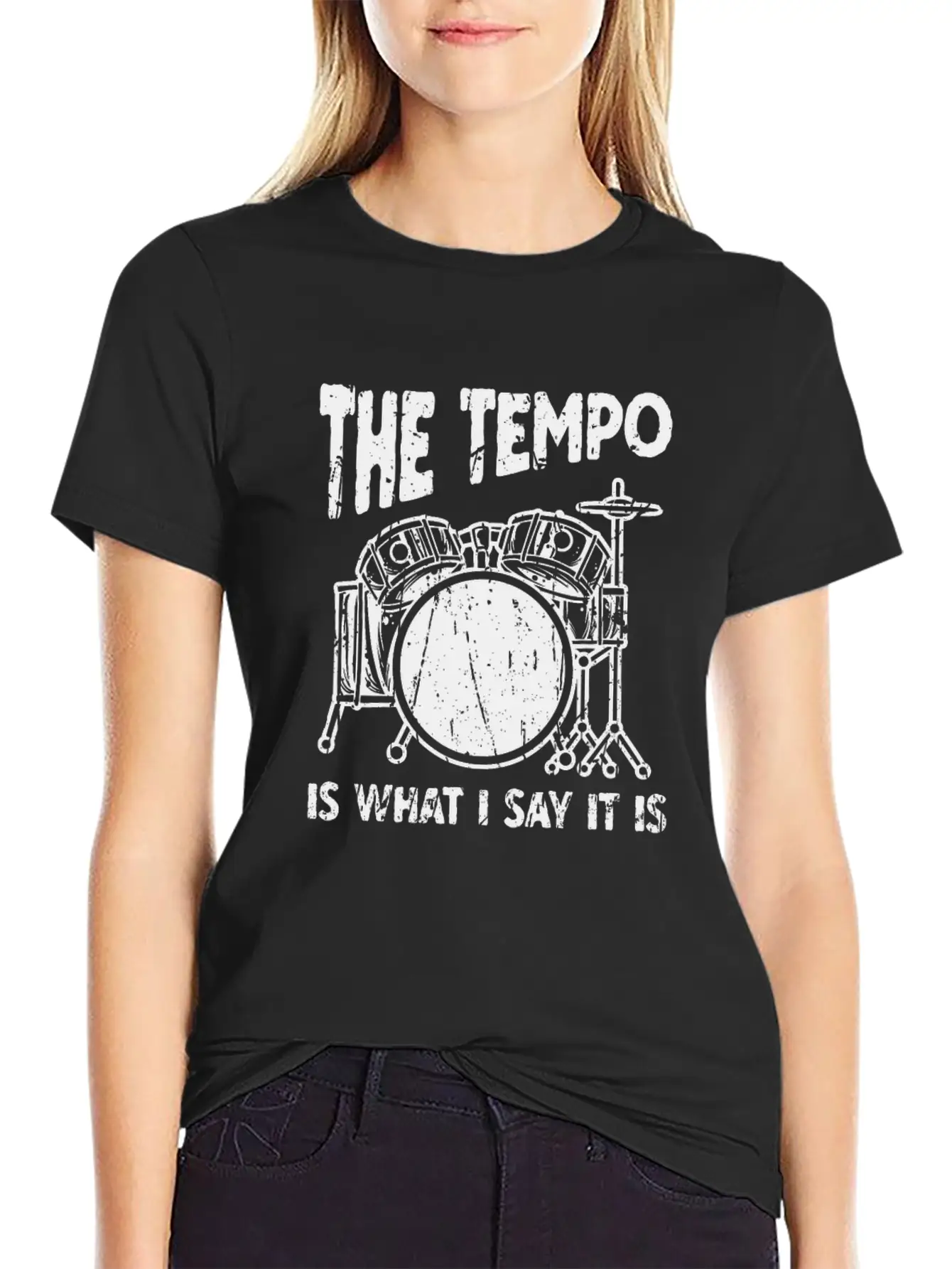 The Tempo Is What I Say It Is - Beat Maker Essential Cotton Tee For Daily Outfits – Unisex Style