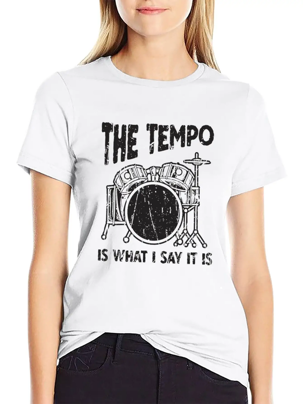 The Tempo Is What I Say It Is - Beat Maker Essential Cotton Tee For Daily Outfits – Unisex Style