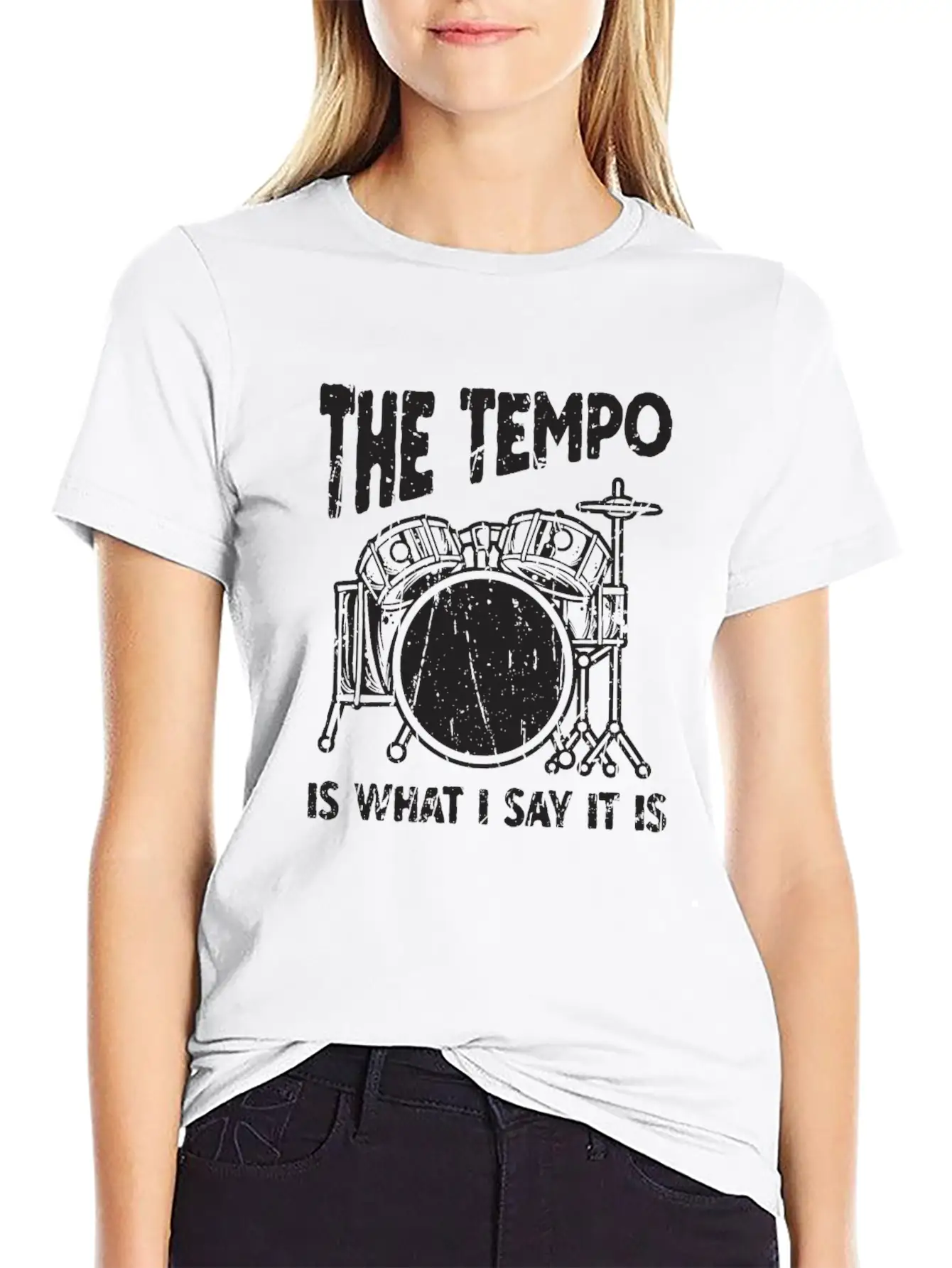 The Tempo Is What I Say It Is - Beat Maker Essential Cotton Tee For Daily Outfits – Unisex Style