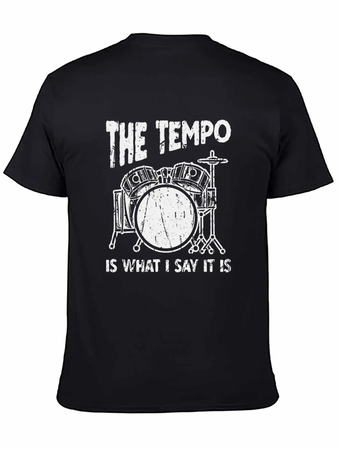 The Tempo Is What I Say It Is - Beat Maker Essential Cotton Tee For Daily Outfits – Unisex Style