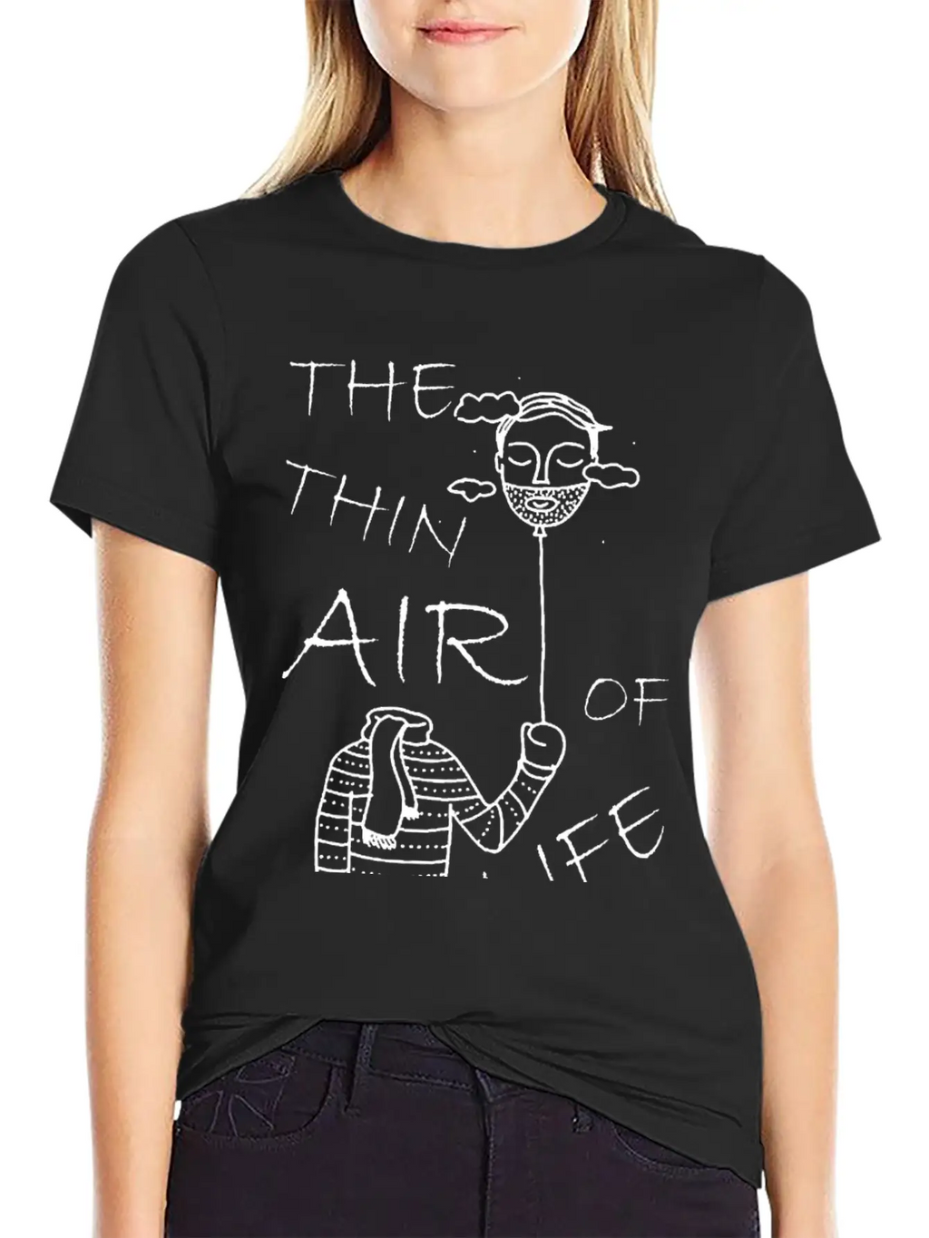 The Thin Air Of Life Basic Graphic T-Shirt – Daily Comfort In Soft Cotton