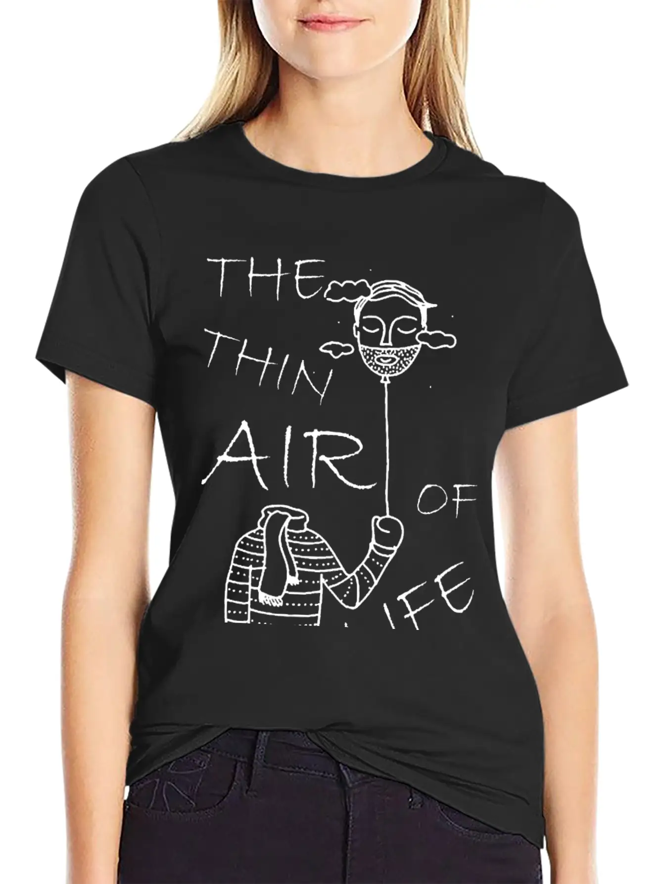 The Thin Air Of Life Basic Graphic T-Shirt – Daily Comfort In Soft Cotton