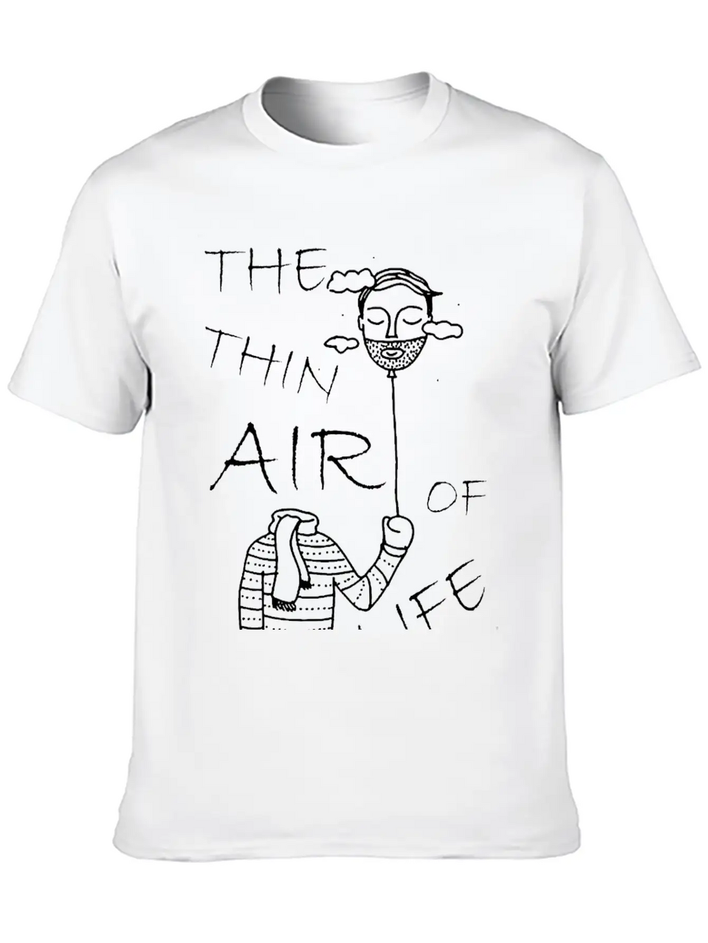 The Thin Air Of Life Basic Graphic T-Shirt – Daily Comfort In Soft Cotton