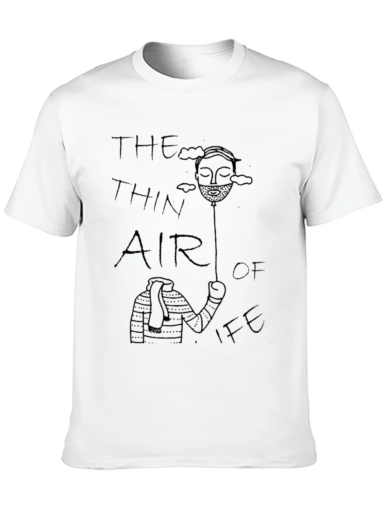 The Thin Air Of Life Basic Graphic T-Shirt – Daily Comfort In Soft Cotton