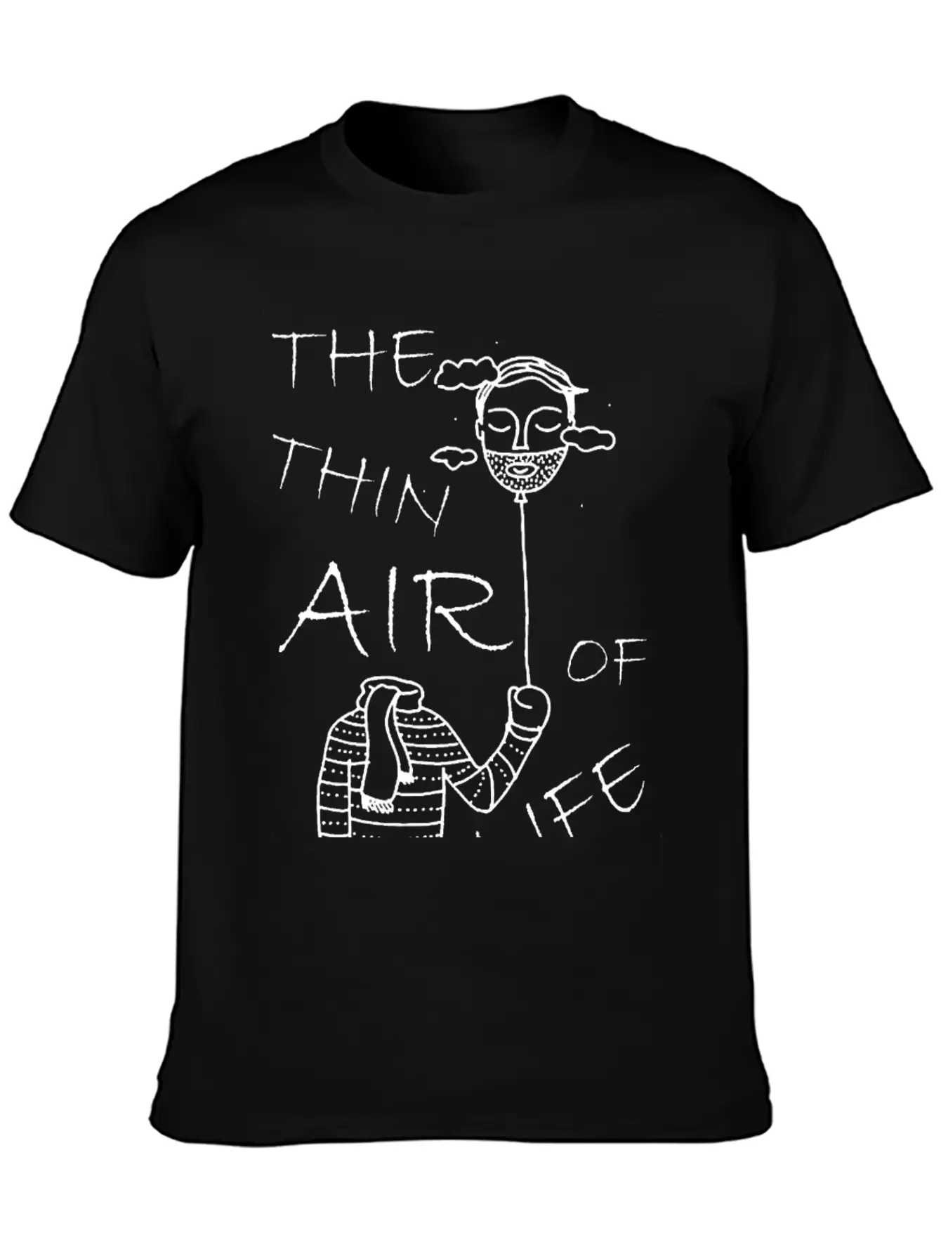 The Thin Air Of Life Basic Graphic T-Shirt – Daily Comfort In Soft Cotton