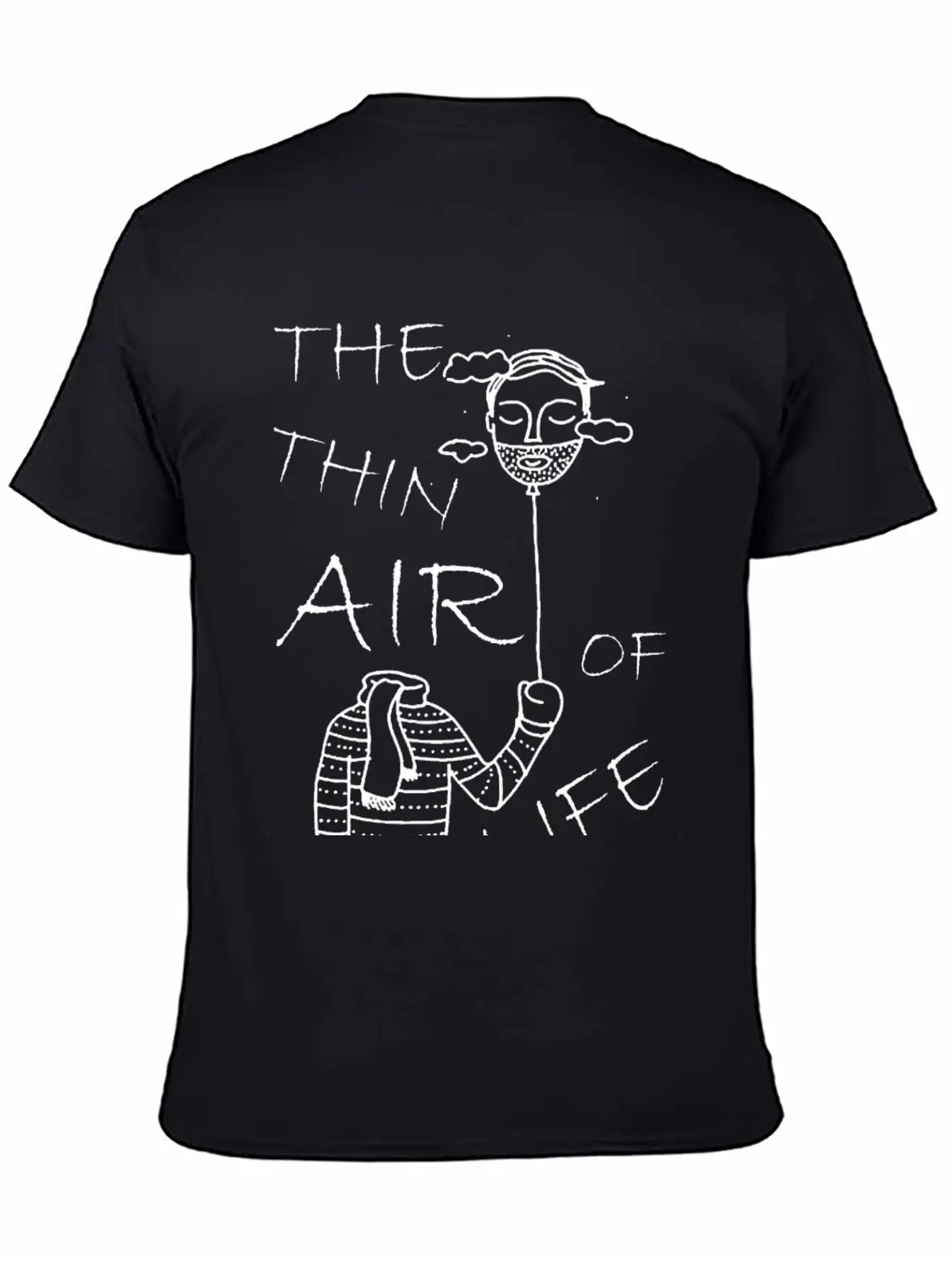 The Thin Air Of Life Basic Graphic T-Shirt – Daily Comfort In Soft Cotton