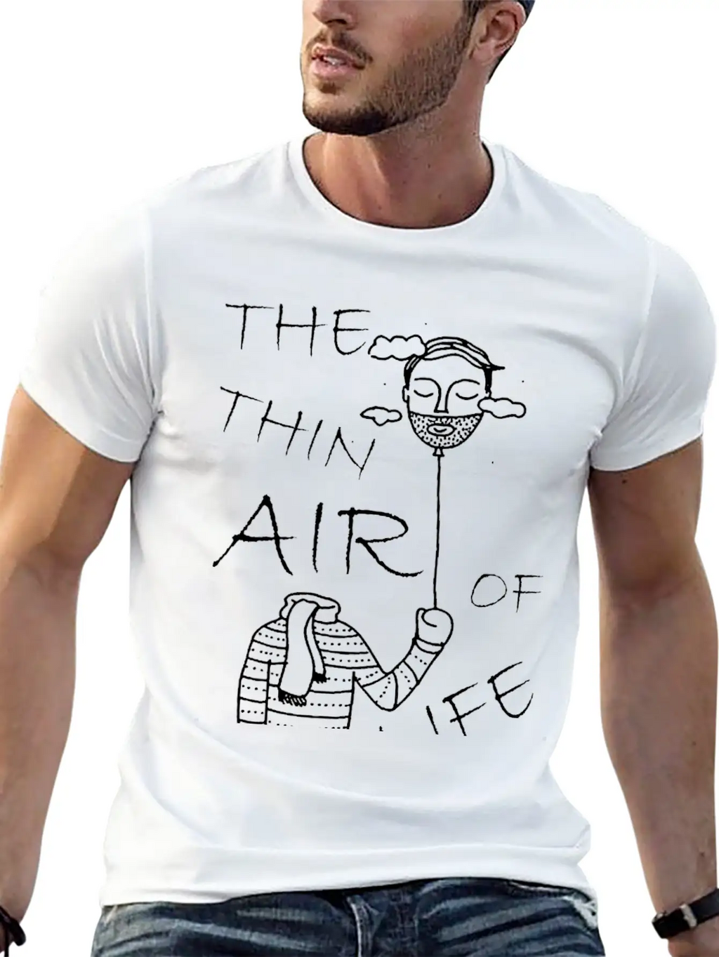 The Thin Air Of Life Basic Graphic T-Shirt – Daily Comfort In Soft Cotton