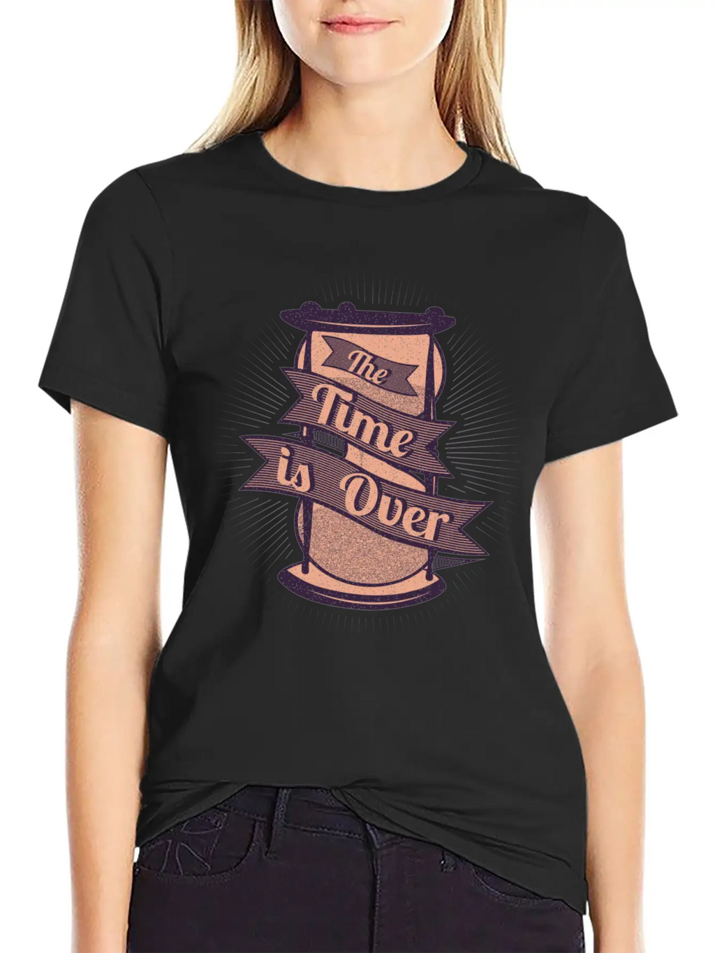 The Timer Is Over Modern Fit Casual T-Shirt – Clean And Versatile Design