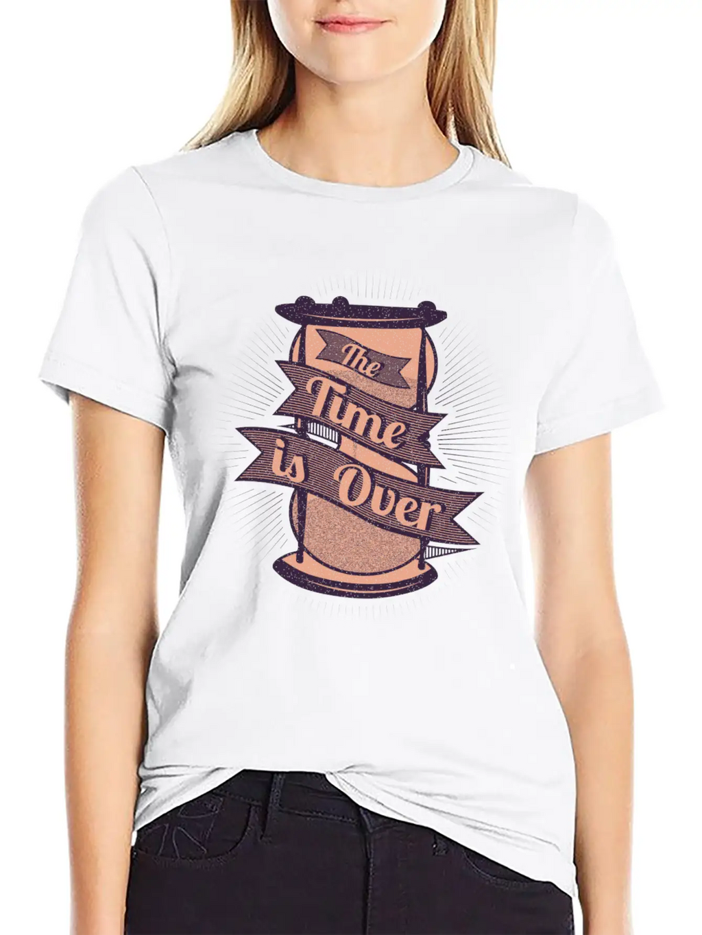 The Timer Is Over Modern Fit Casual T-Shirt – Clean And Versatile Design