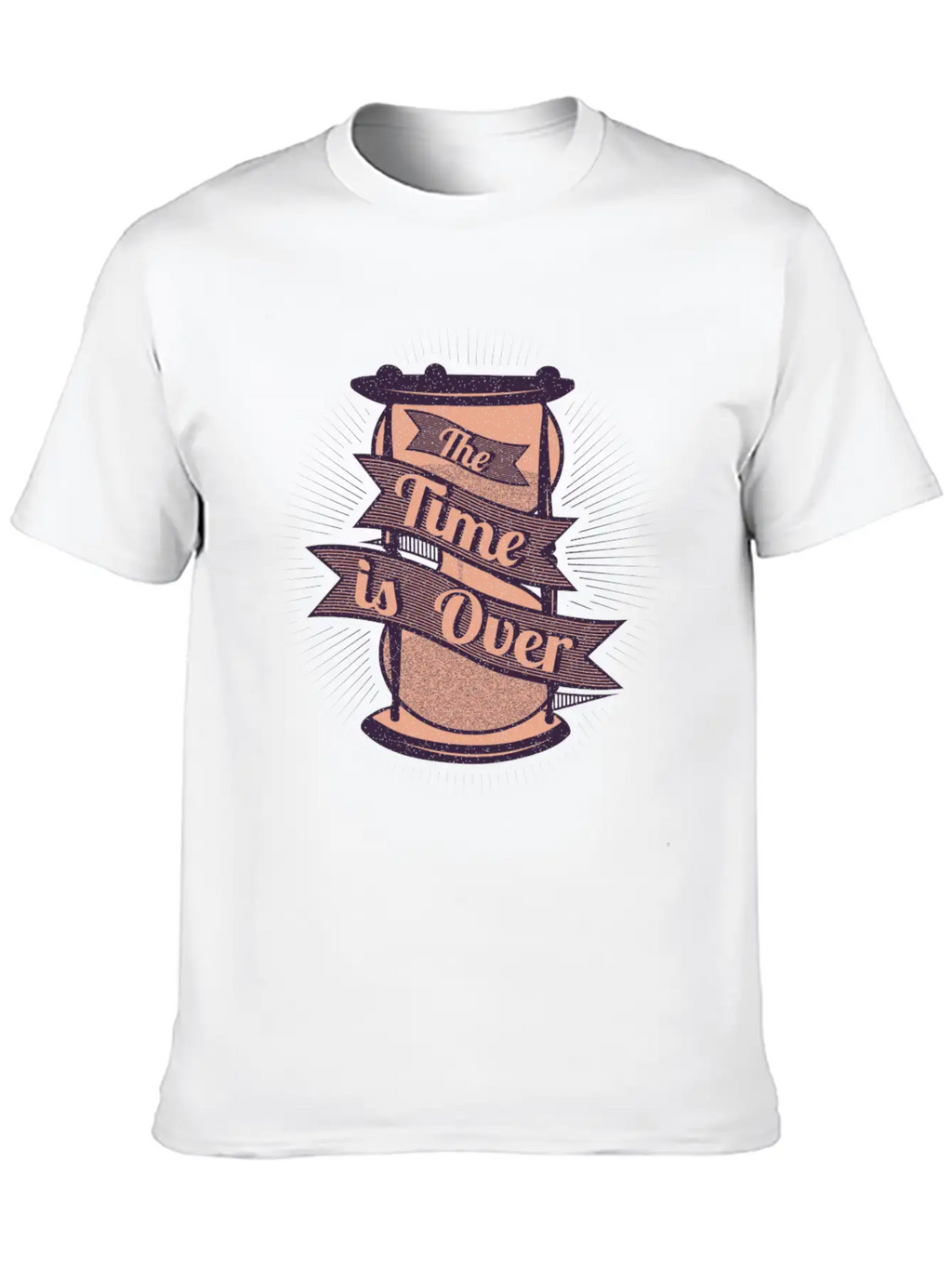 The Timer Is Over Modern Fit Casual T-Shirt – Clean And Versatile Design