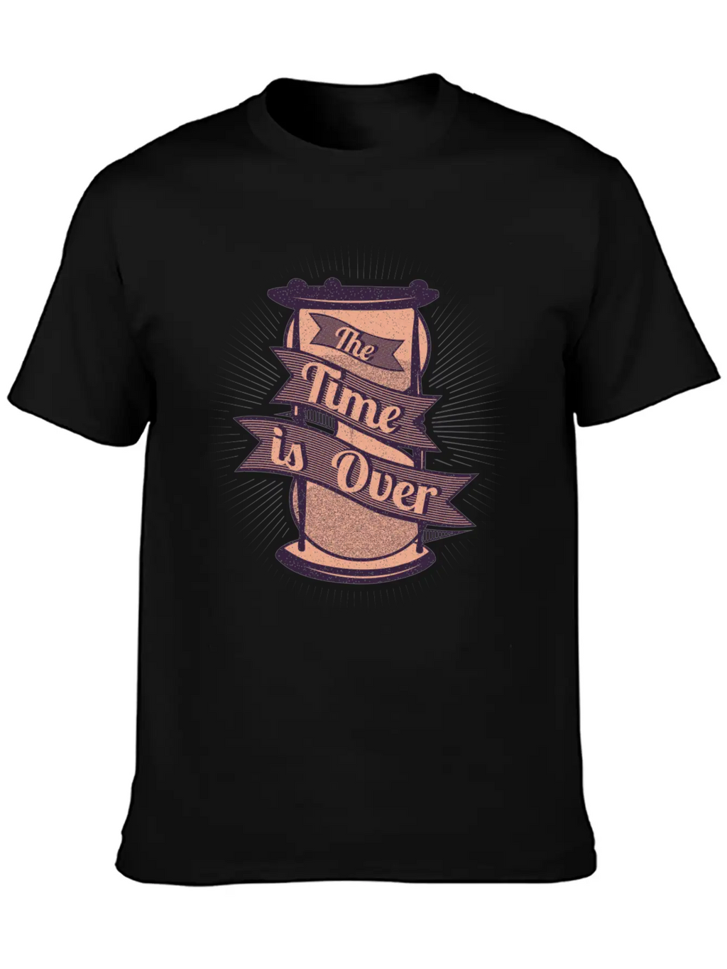 The Timer Is Over Modern Fit Casual T-Shirt – Clean And Versatile Design