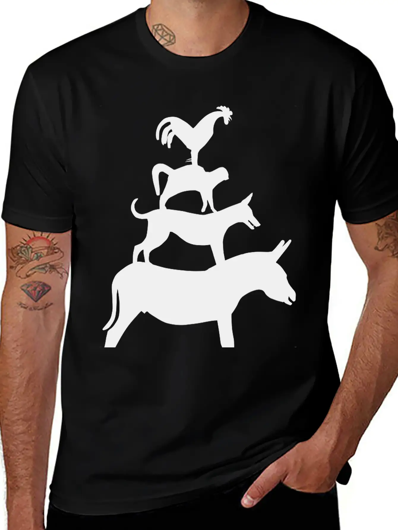The Town Musicians Of Bremen 2 Essential Cotton Tee For Daily Outfits – Unisex Style