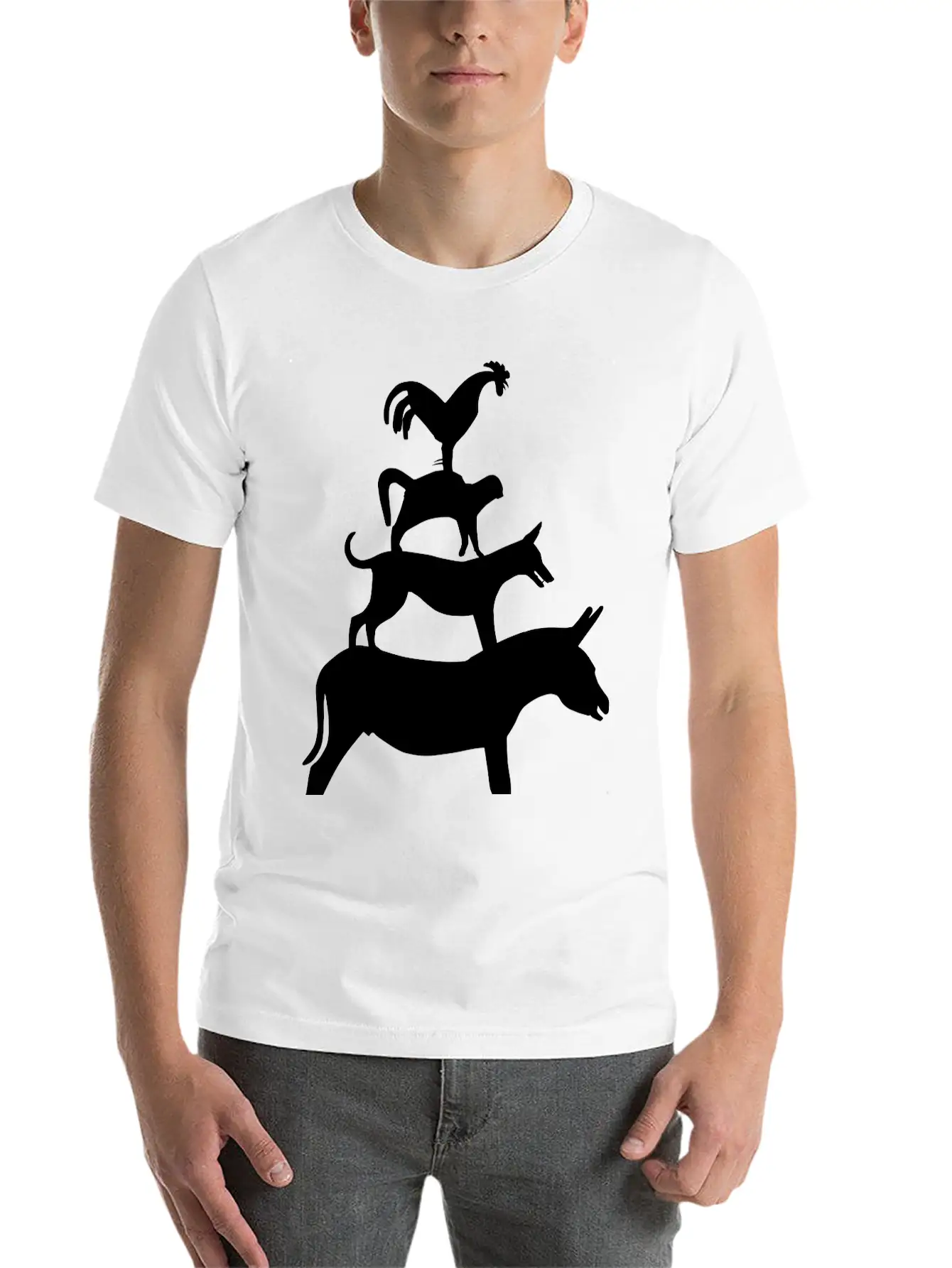 The Town Musicians Of Bremen 2 Essential Cotton Tee For Daily Outfits – Unisex Style