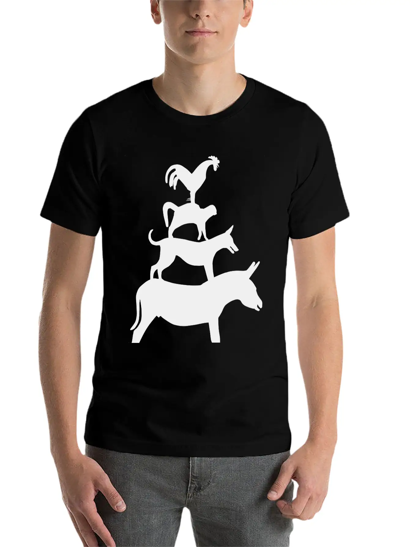 The Town Musicians Of Bremen 2 Essential Cotton Tee For Daily Outfits – Unisex Style