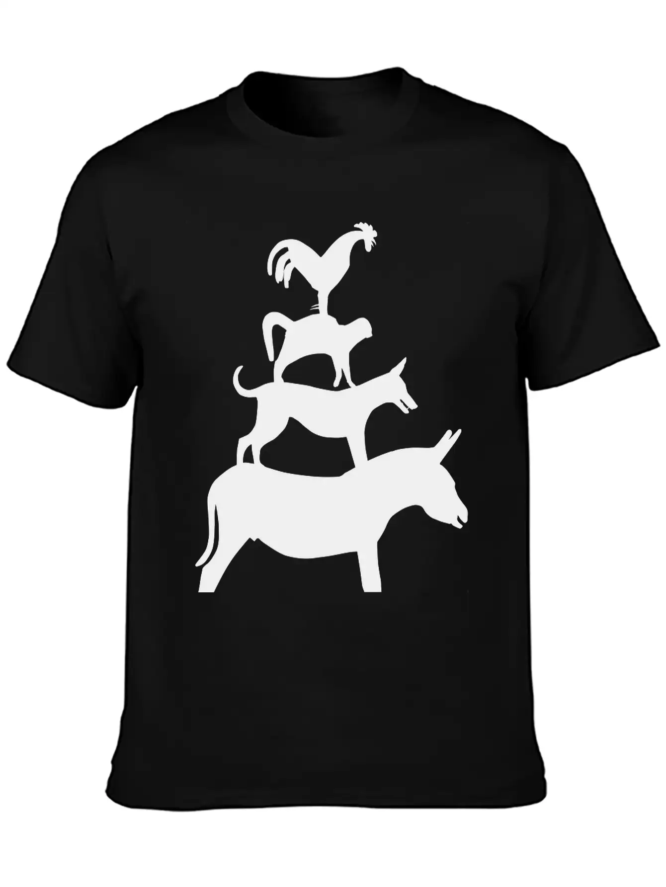 The Town Musicians Of Bremen 2 Essential Cotton Tee For Daily Outfits – Unisex Style
