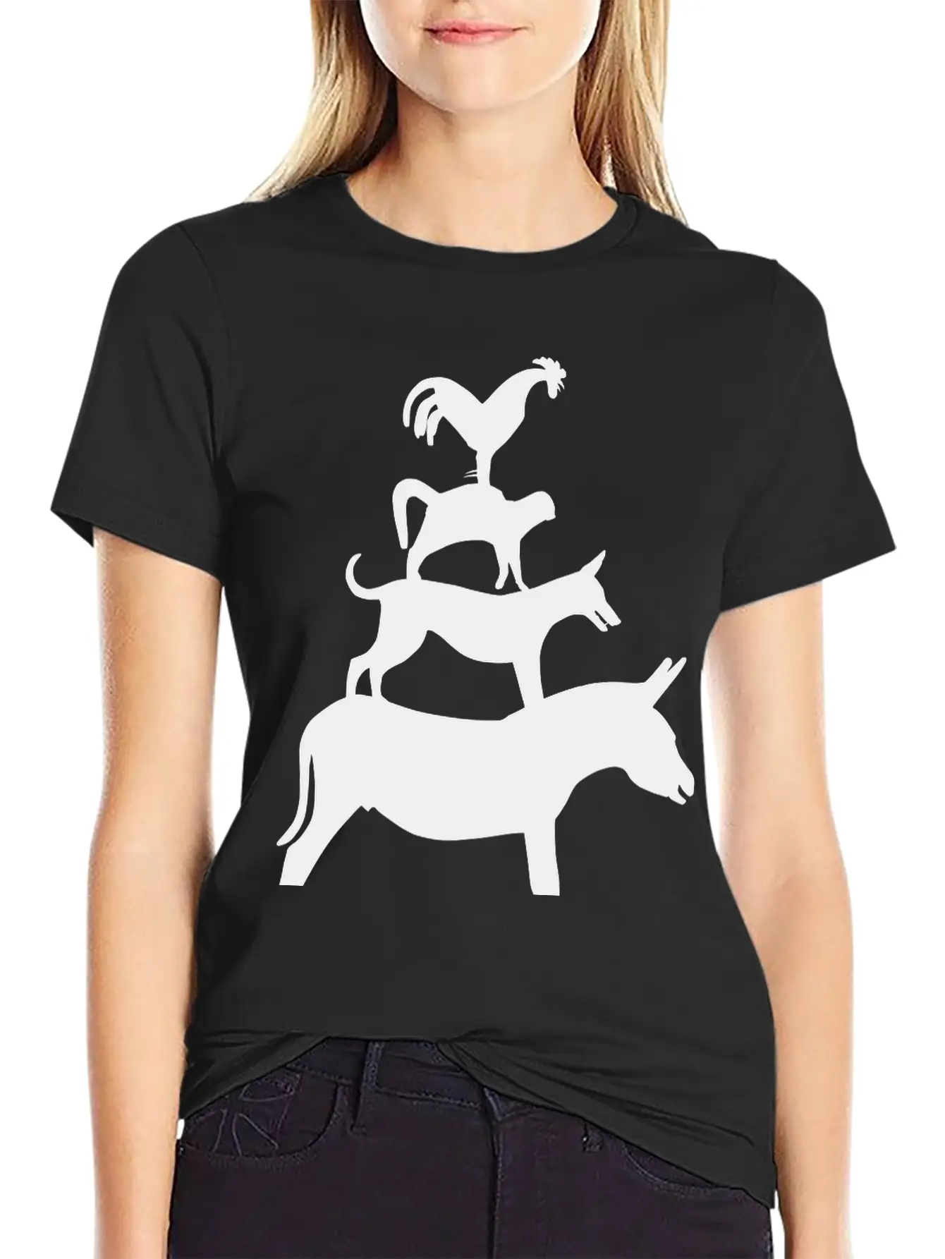 The Town Musicians Of Bremen 2 Essential Cotton Tee For Daily Outfits – Unisex Style