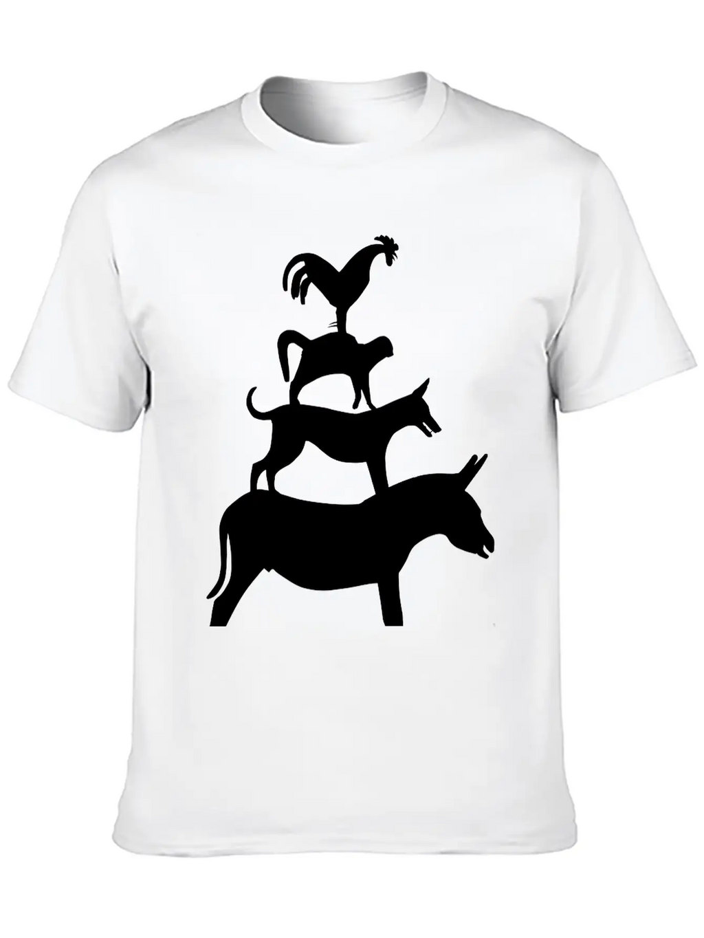 The Town Musicians Of Bremen 2 Essential Cotton Tee For Daily Outfits – Unisex Style
