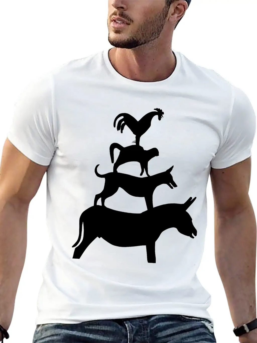 The Town Musicians Of Bremen 2 Essential Cotton Tee For Daily Outfits – Unisex Style