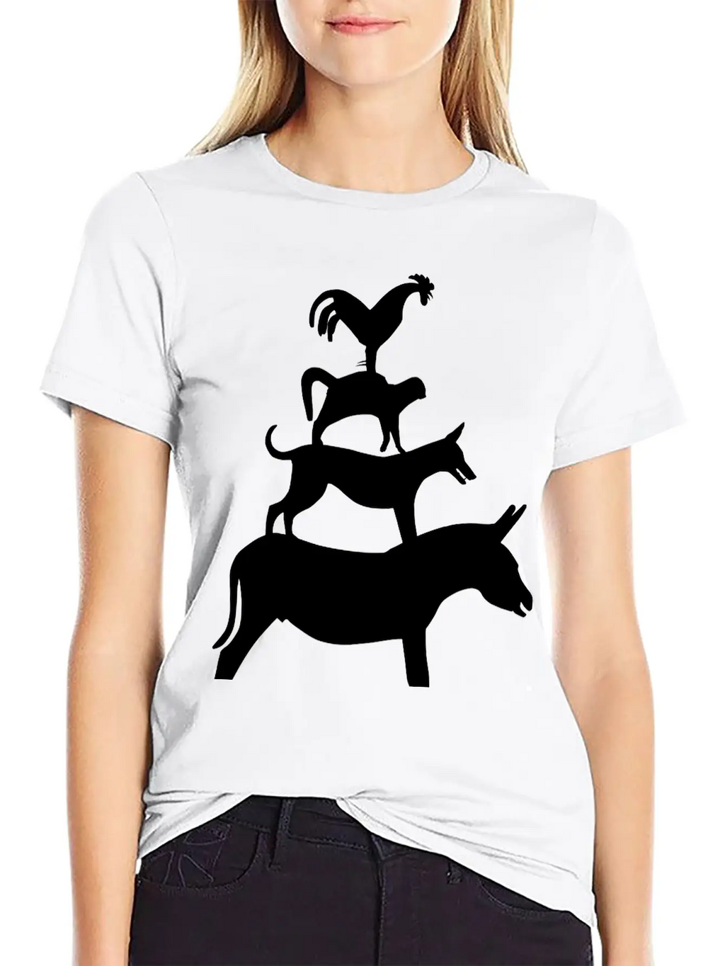 The Town Musicians Of Bremen 2 Essential Cotton Tee For Daily Outfits – Unisex Style