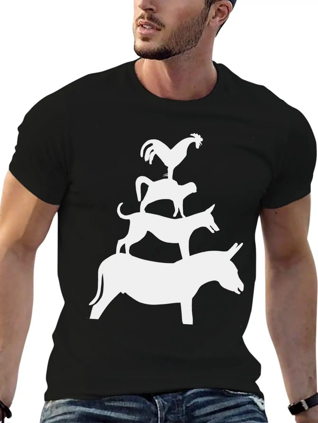 The Town Musicians Of Bremen 2 Essential Cotton Tee For Daily Outfits – Unisex Style
