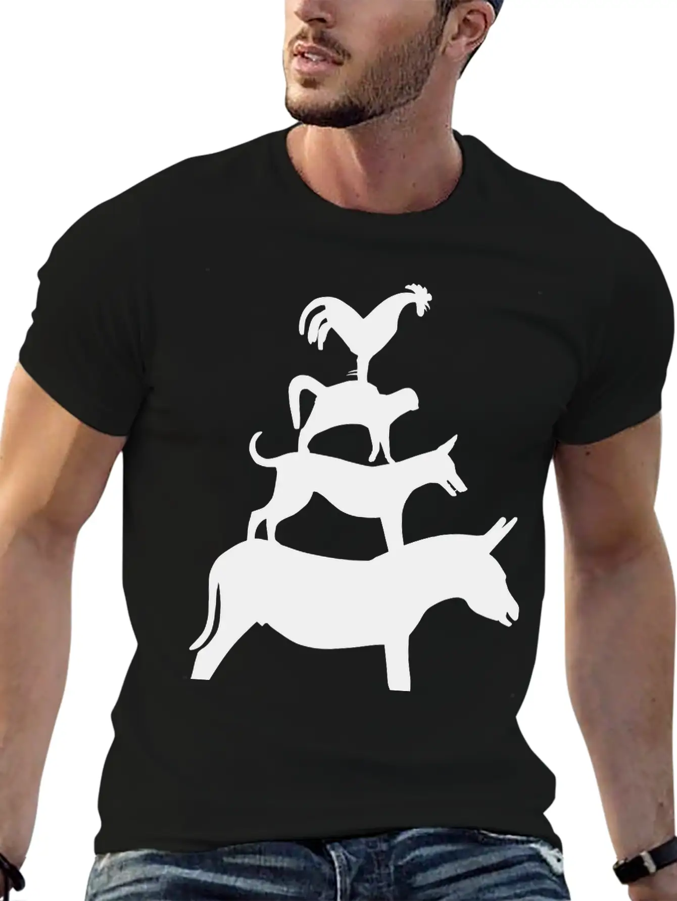 The Town Musicians Of Bremen 2 Essential Cotton Tee For Daily Outfits – Unisex Style