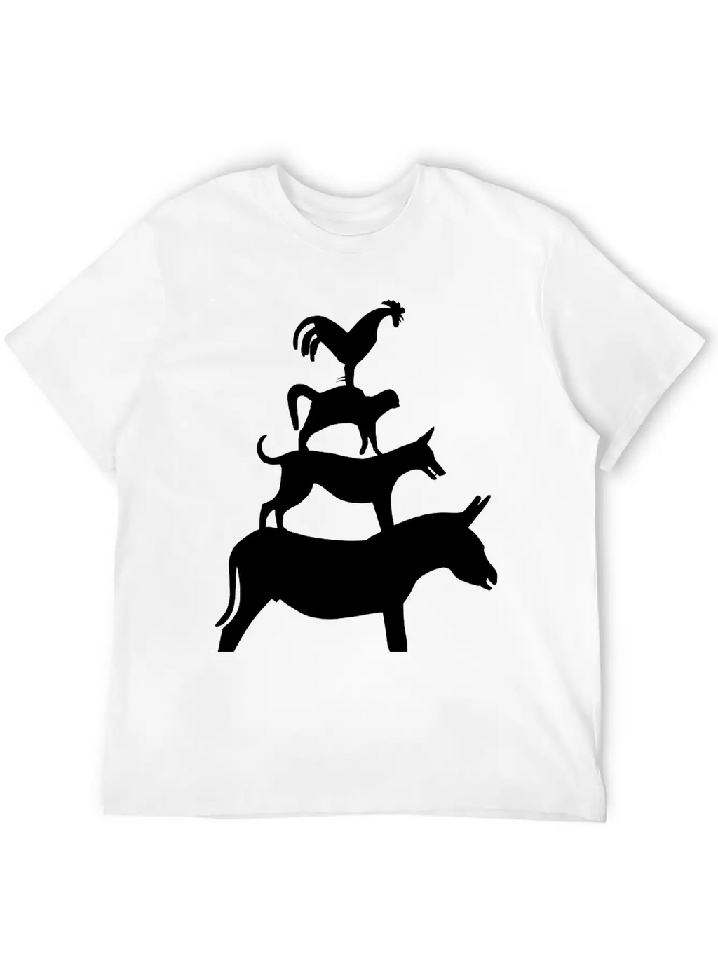 The Town Musicians Of Bremen 2 Essential Cotton Tee For Daily Outfits – Unisex Style