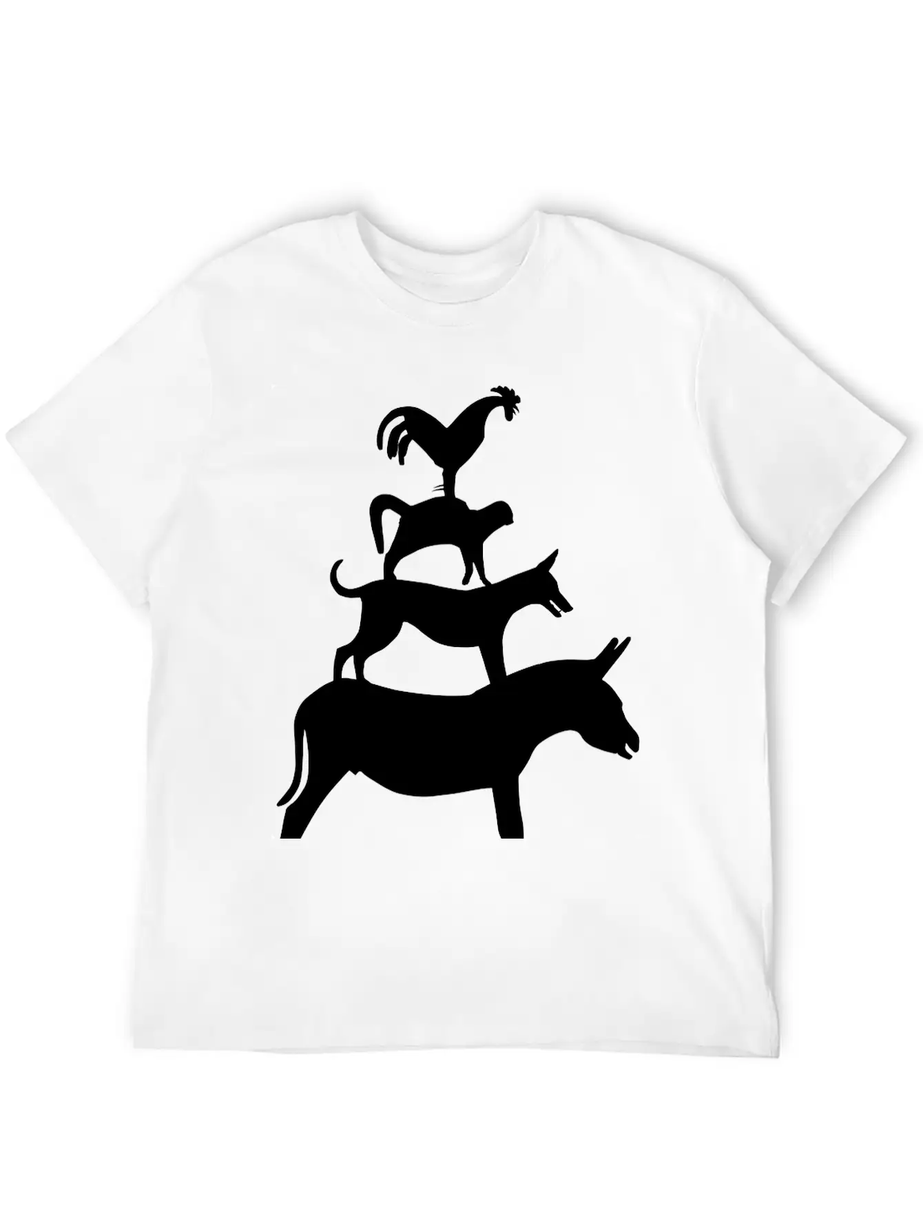 The Town Musicians Of Bremen 2 Essential Cotton Tee For Daily Outfits – Unisex Style