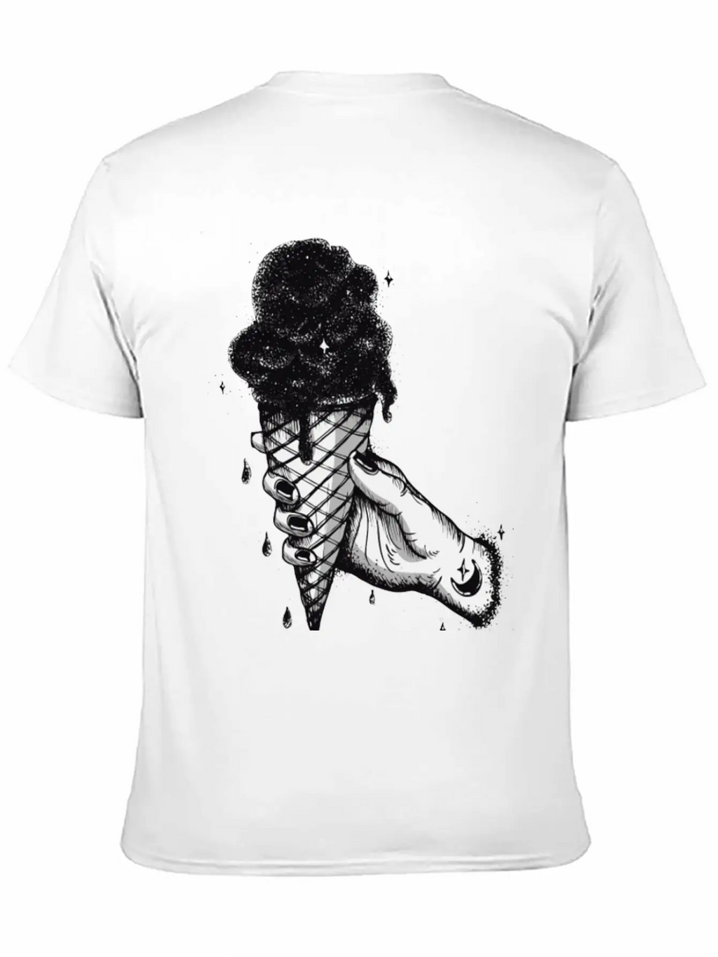 The Universe In An Ice Cream Cone Stylish Everyday T-Shirt – Unisex Basic Cotton Tee